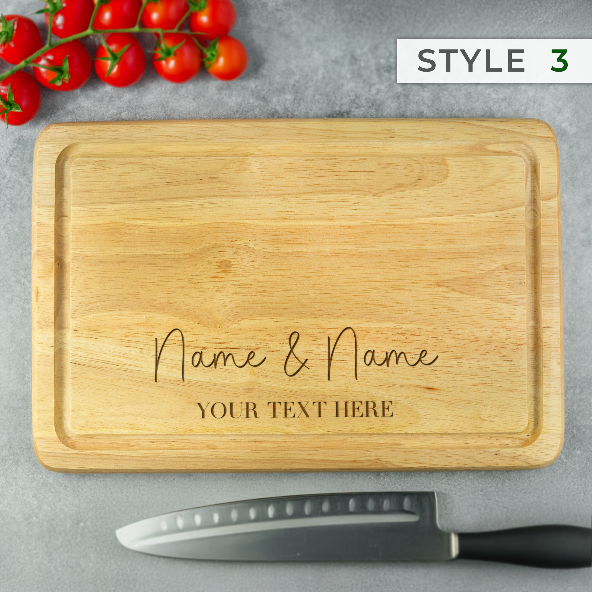 Personalised Engraved Rectangle Chopping Board