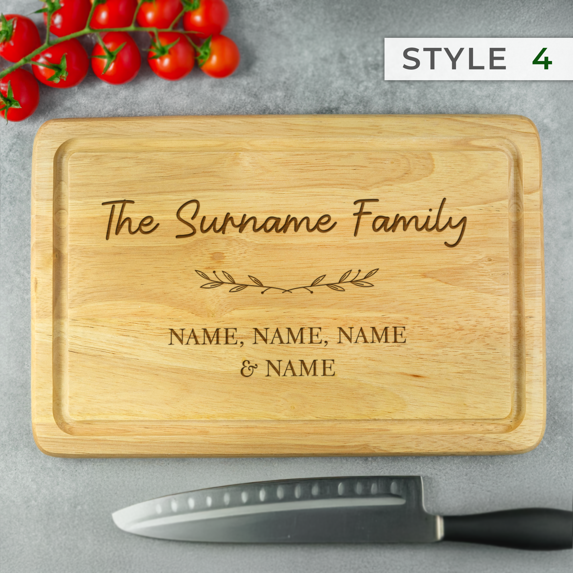 Personalised Engraved Rectangle Chopping Board