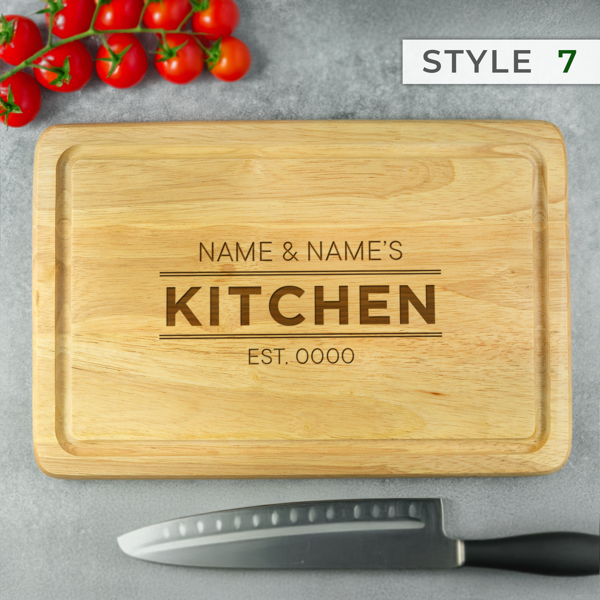 Personalised Engraved Rectangle Chopping Board