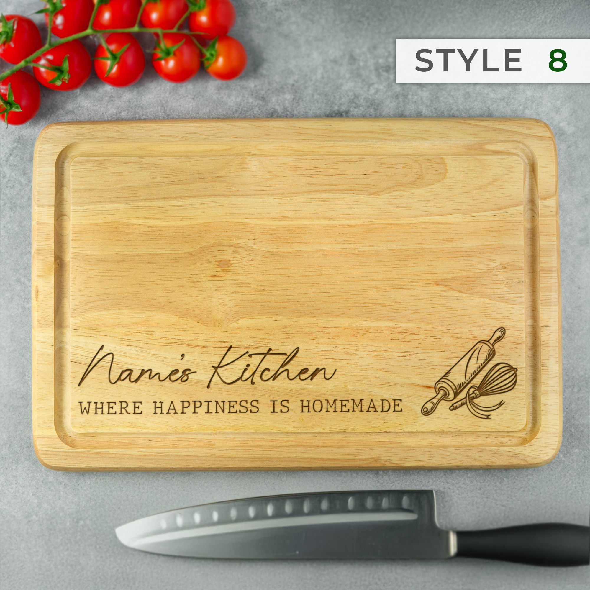 Personalised Engraved Rectangle Chopping Board