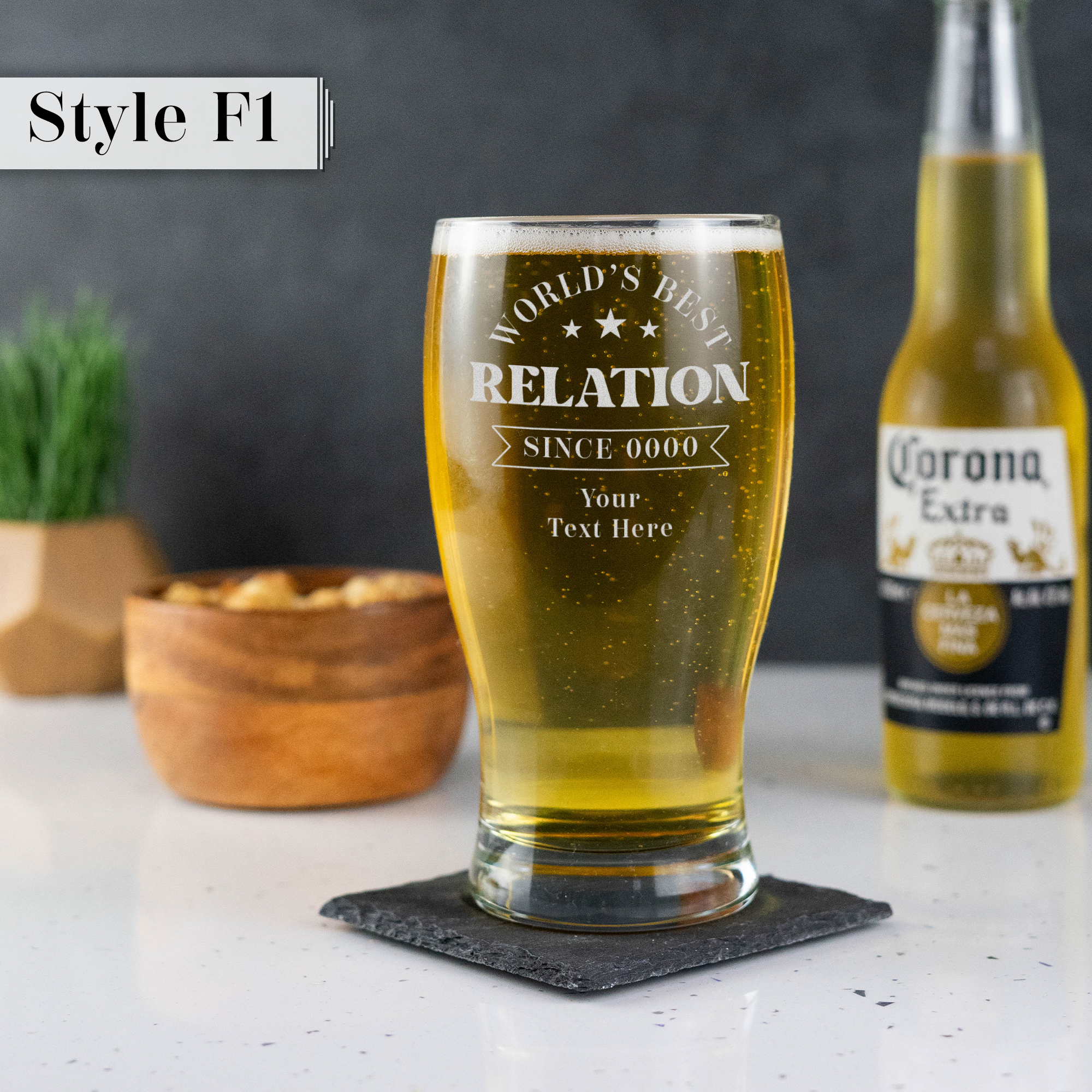 Personalised Engraved Father's Day Pint Glass