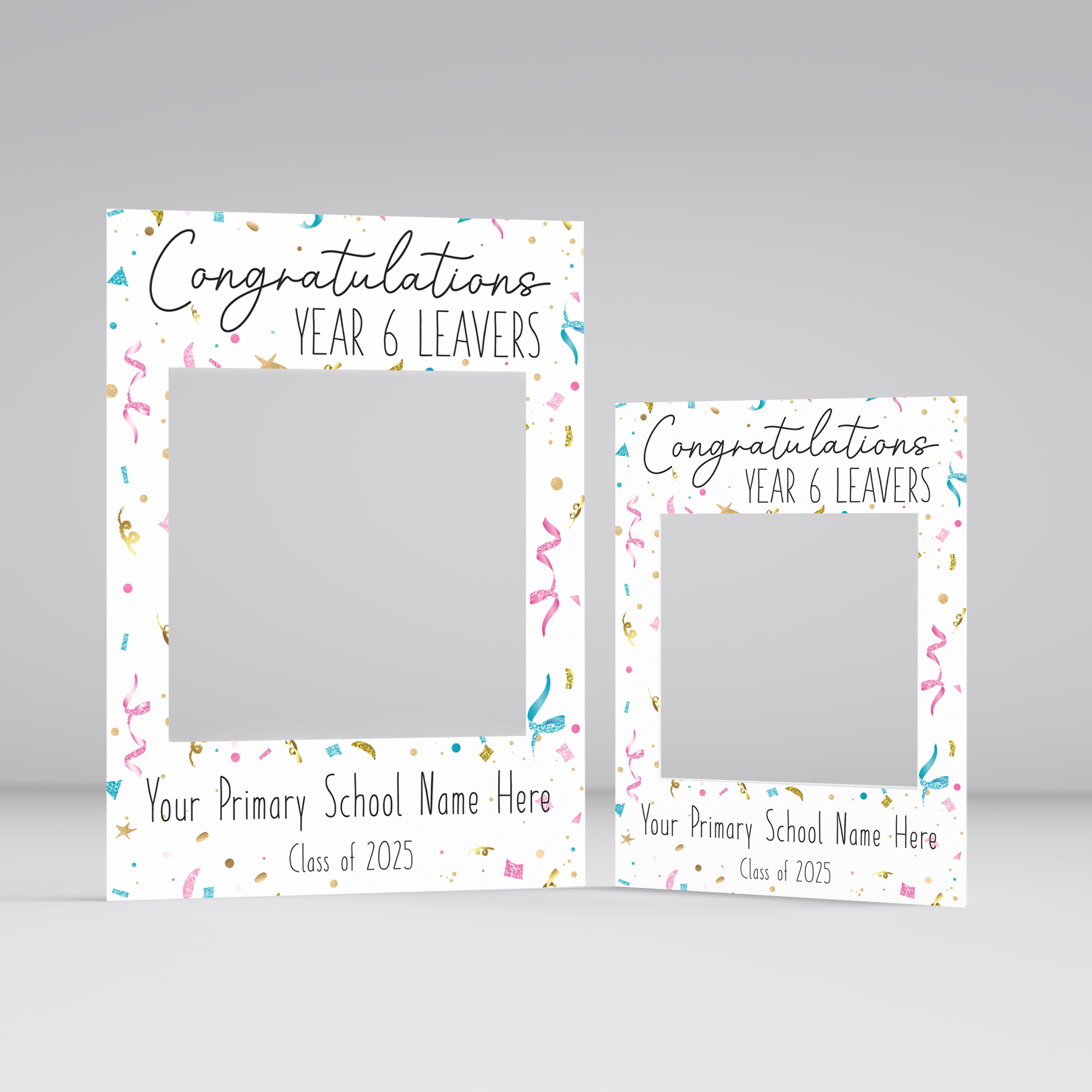 Customisable Primary School Leavers Selfie Frame