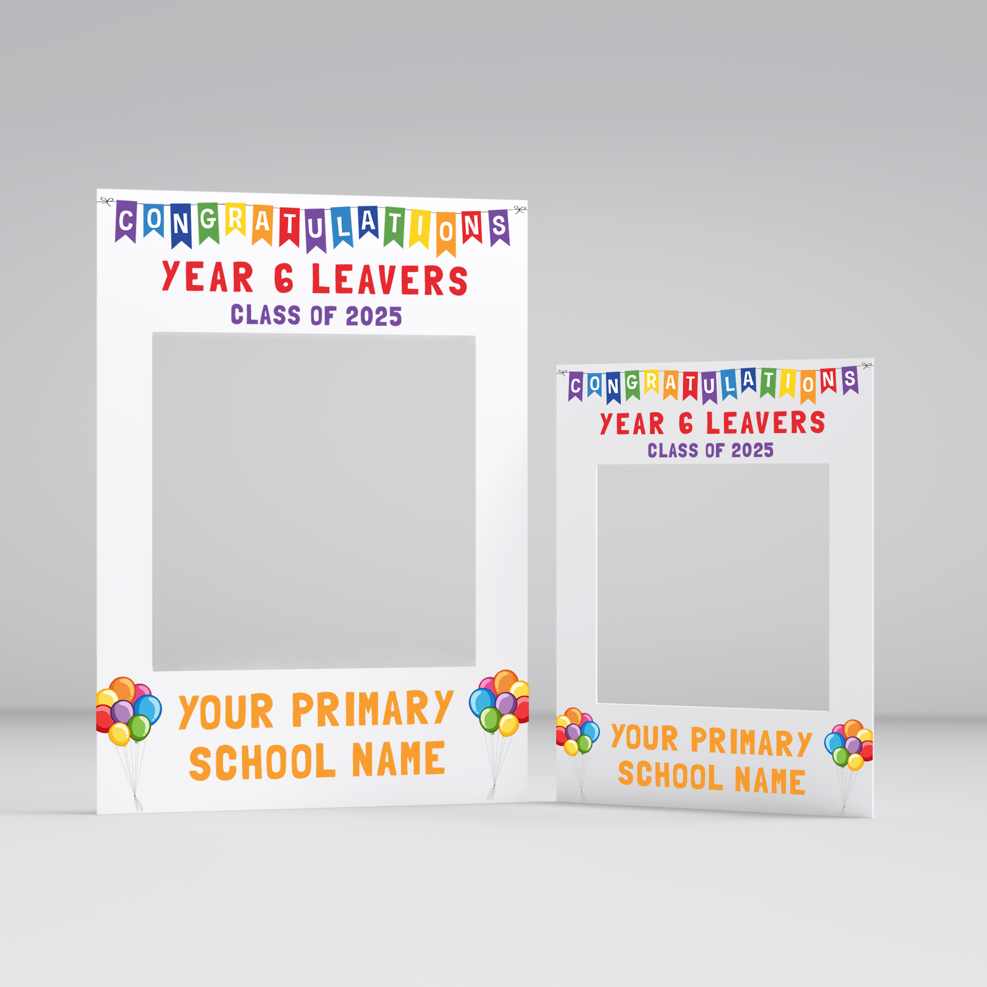 Customisable Primary School Leavers Selfie Frame