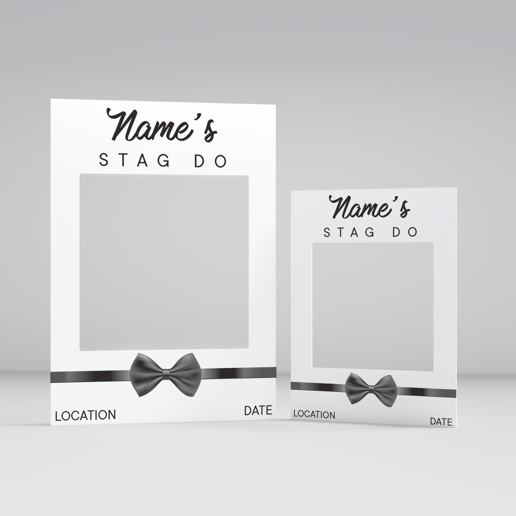 Customisable Stag Do Stag Party Selfie Frame