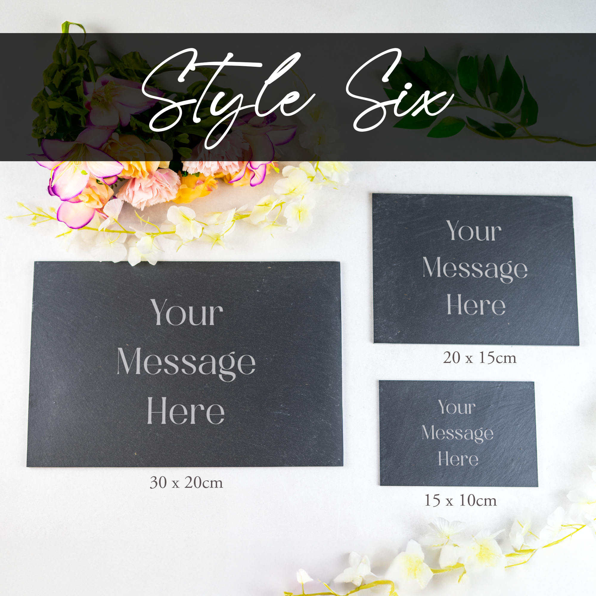 Personalised Engraved Slate Memorial Plaque