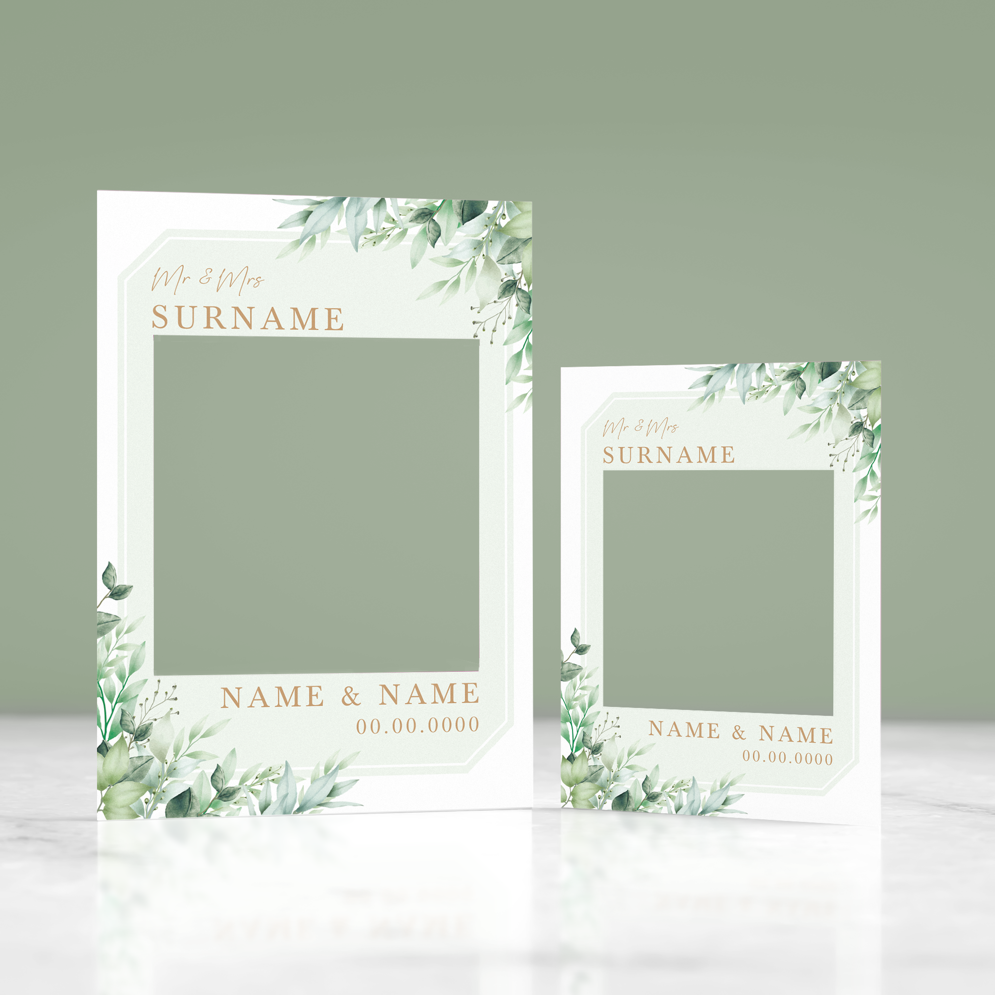 Customisable Wedding Selfie Frame