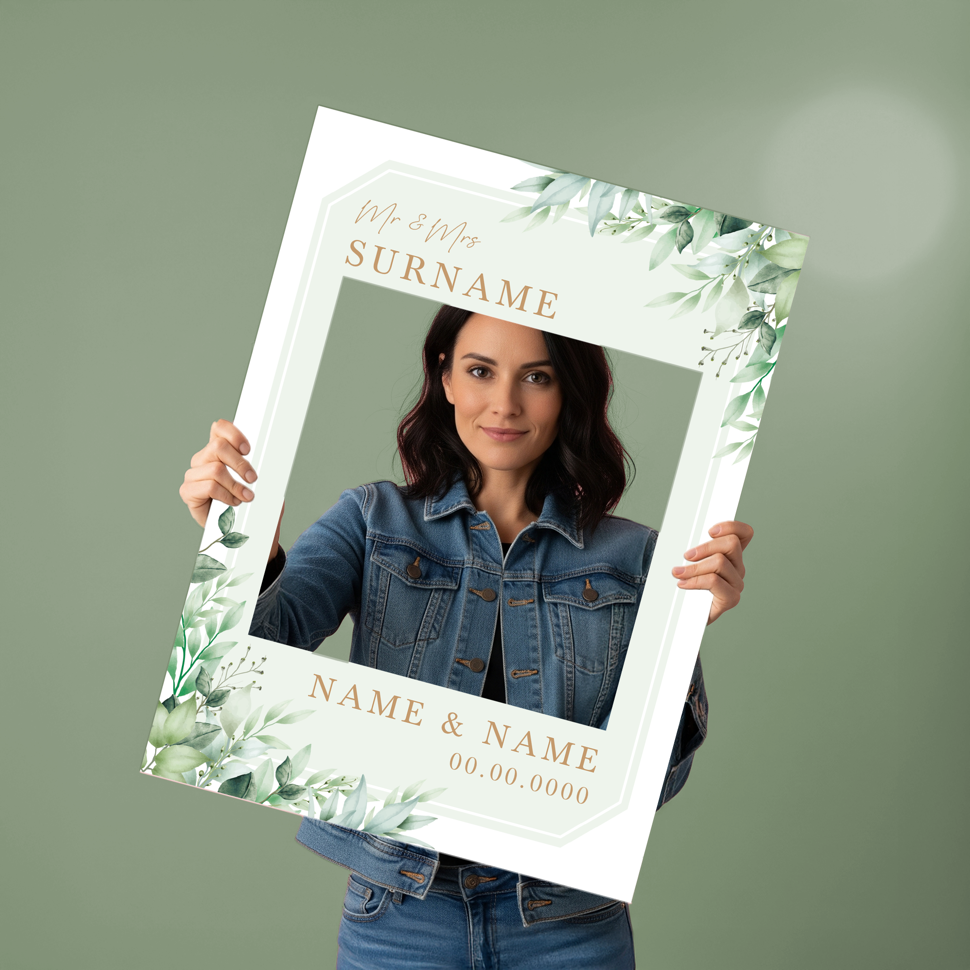Customisable Wedding Selfie Frame