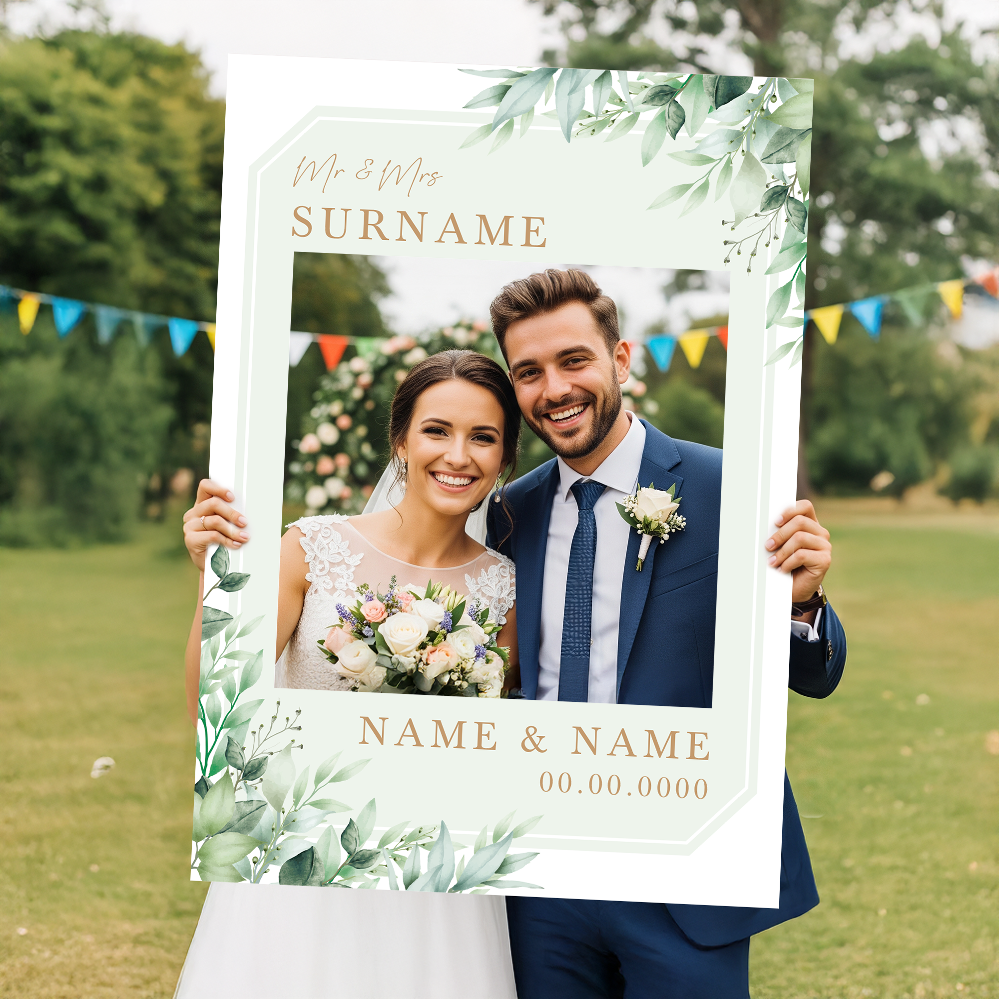 Customisable Wedding Selfie Frame