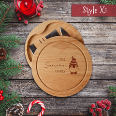 Personalised Engraved Christmas Cheeseboard - So Bespoke Gifts