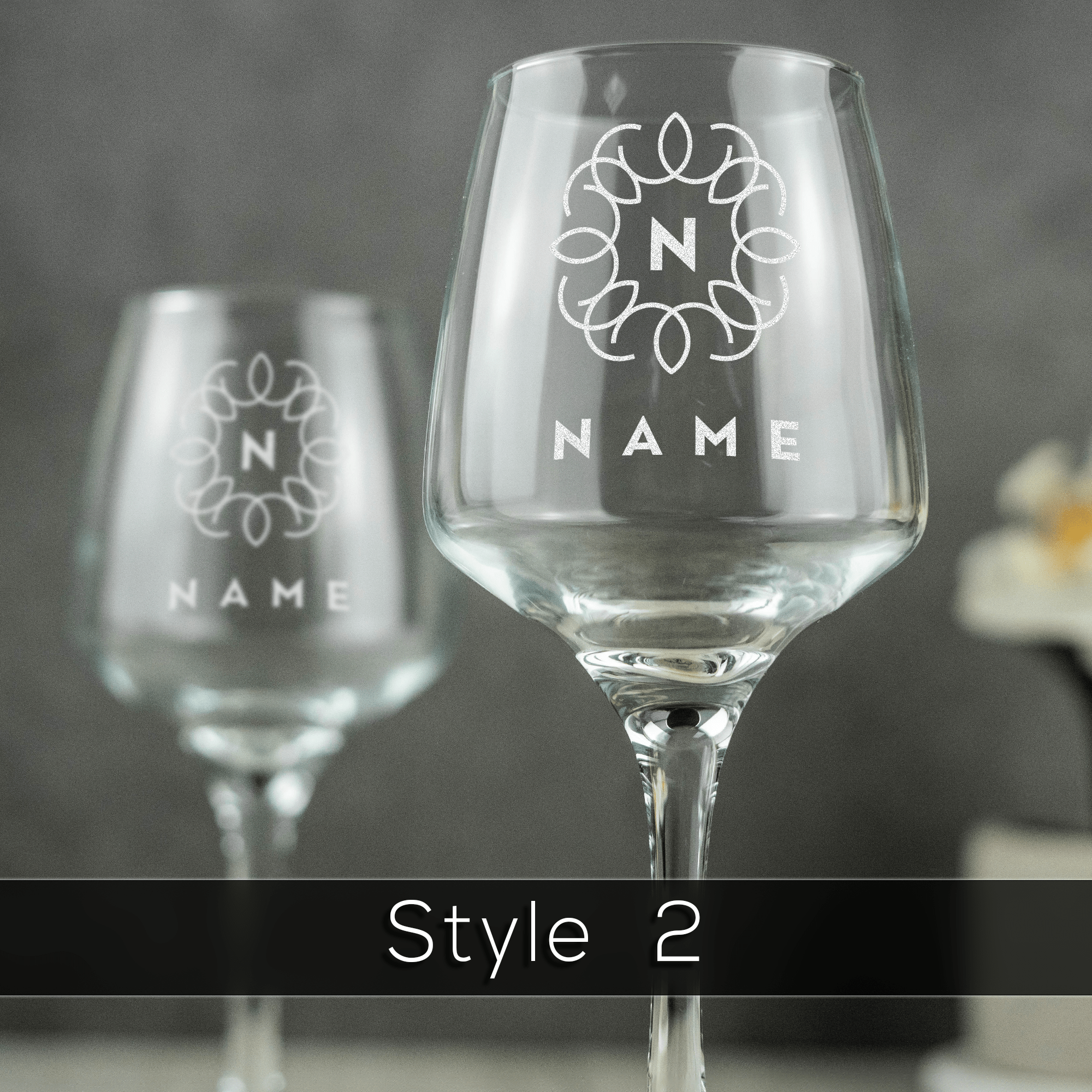 Personalised Engraved White Wine Glass (Small) - So Bespoke Gifts