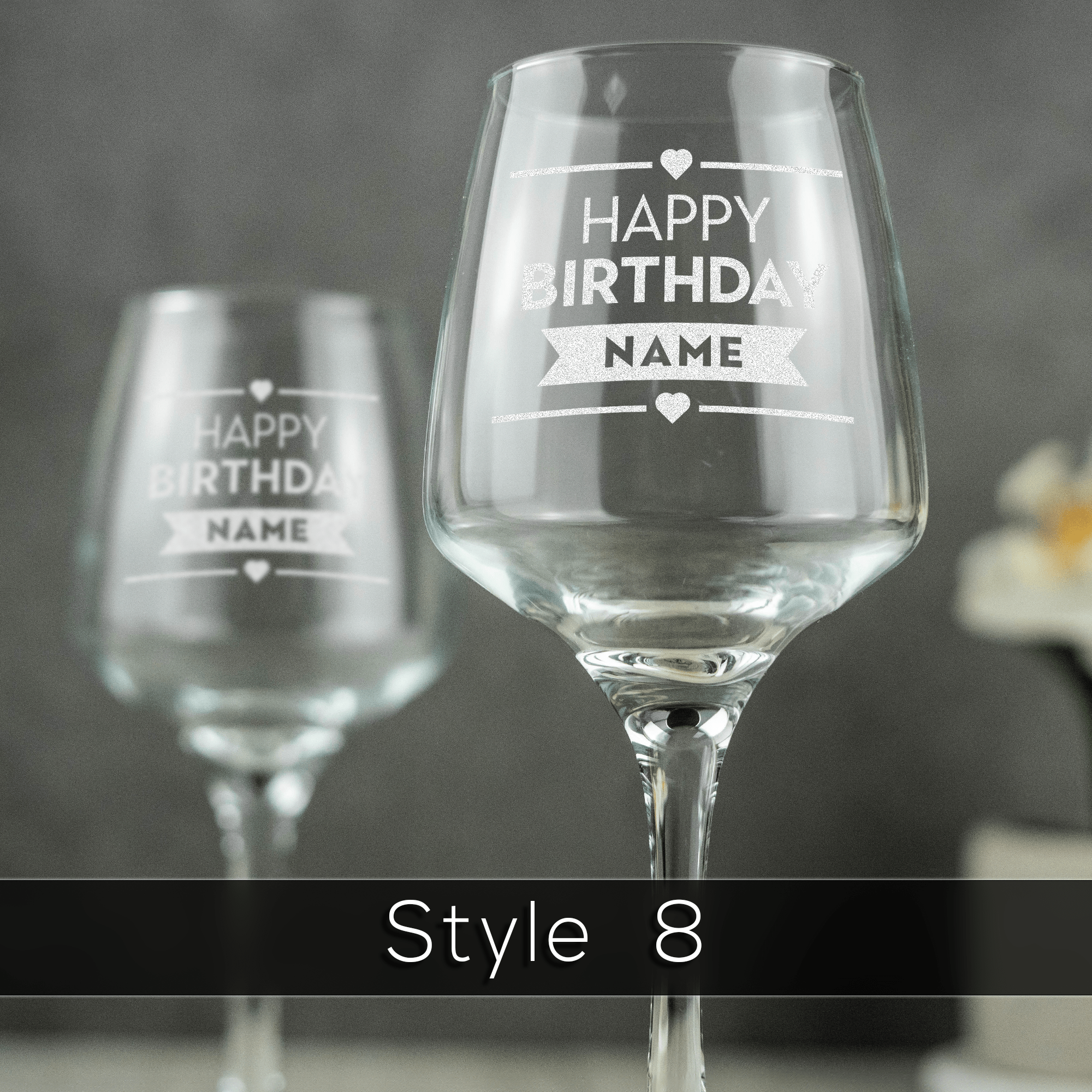Personalised Engraved White Wine Glass (Small) - So Bespoke Gifts