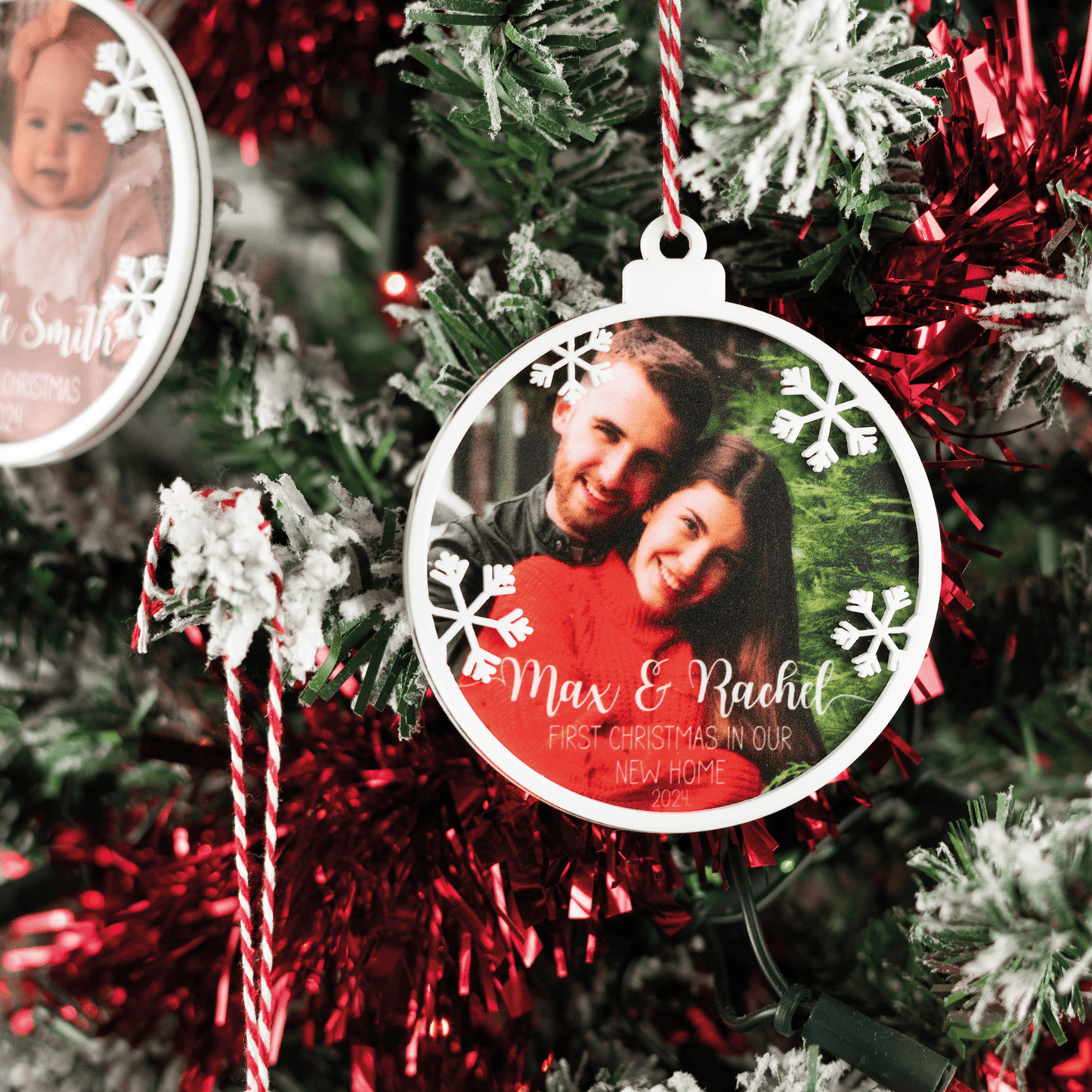 Personalised Printed 3D Photo Bauble - So Bespoke Gifts