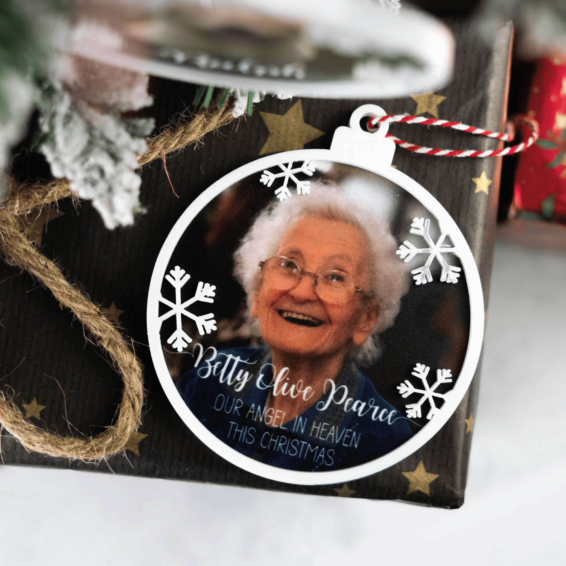 Personalised Printed 3D Photo Bauble - So Bespoke Gifts