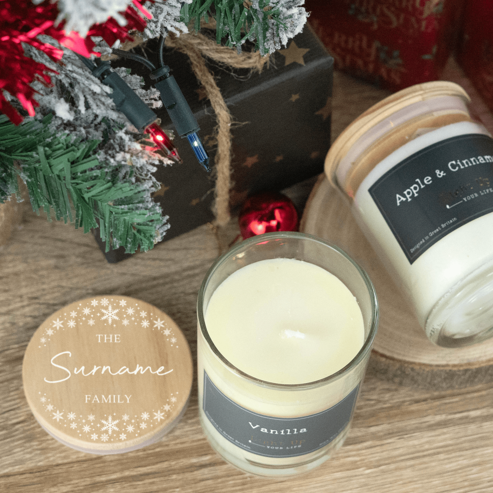 Personalised Printed Christmas Candle - So Bespoke Gifts
