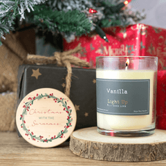 Personalised Printed Christmas Candle - So Bespoke Gifts