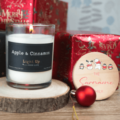 Personalised Printed Christmas Candle - So Bespoke Gifts