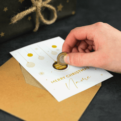 Personalised Printed Christmas Gift Scratch Card - So Bespoke Gifts