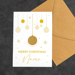 Personalised Printed Christmas Gift Scratch Card - So Bespoke Gifts