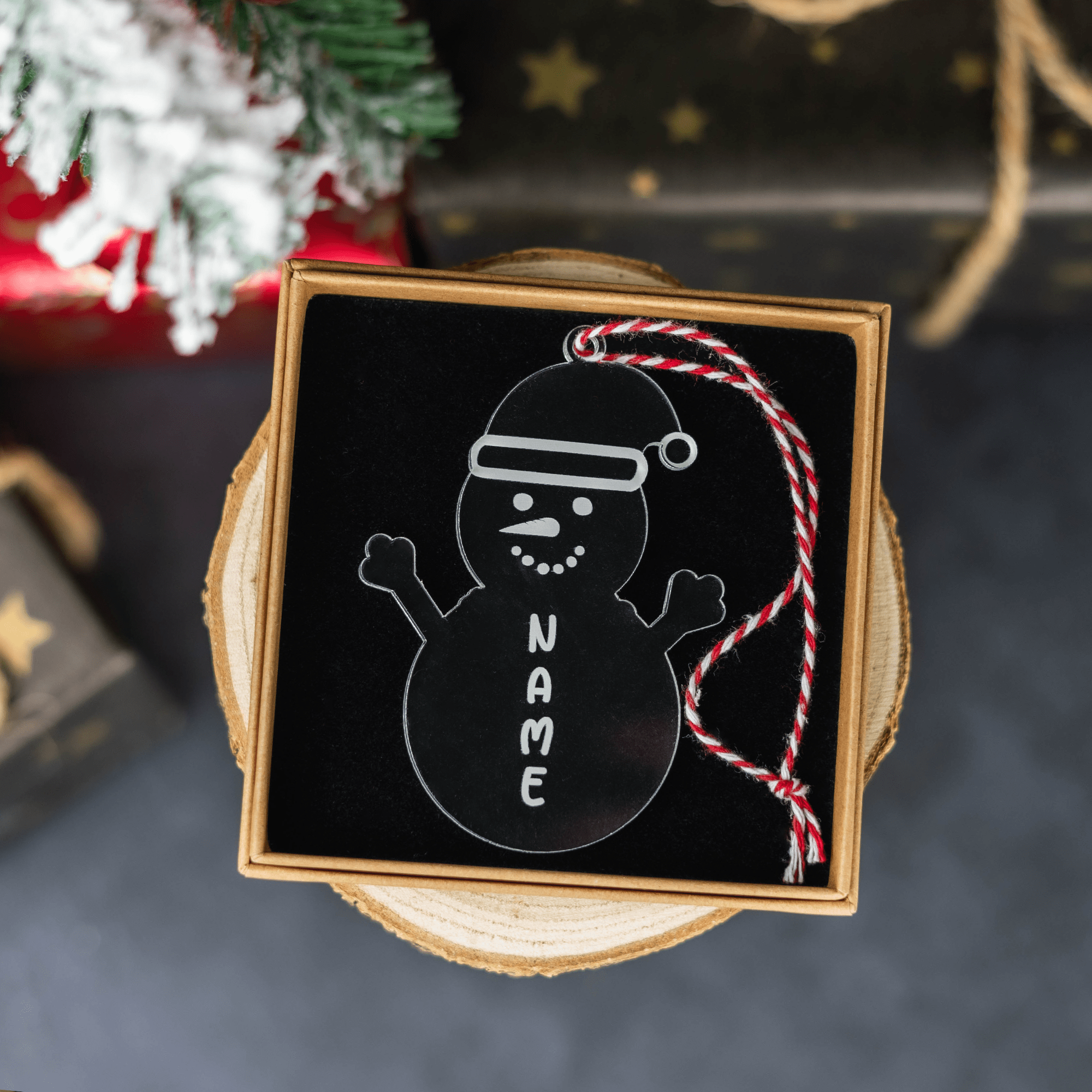 Personalised Printed Christmas Tree Ornament - So Bespoke Gifts