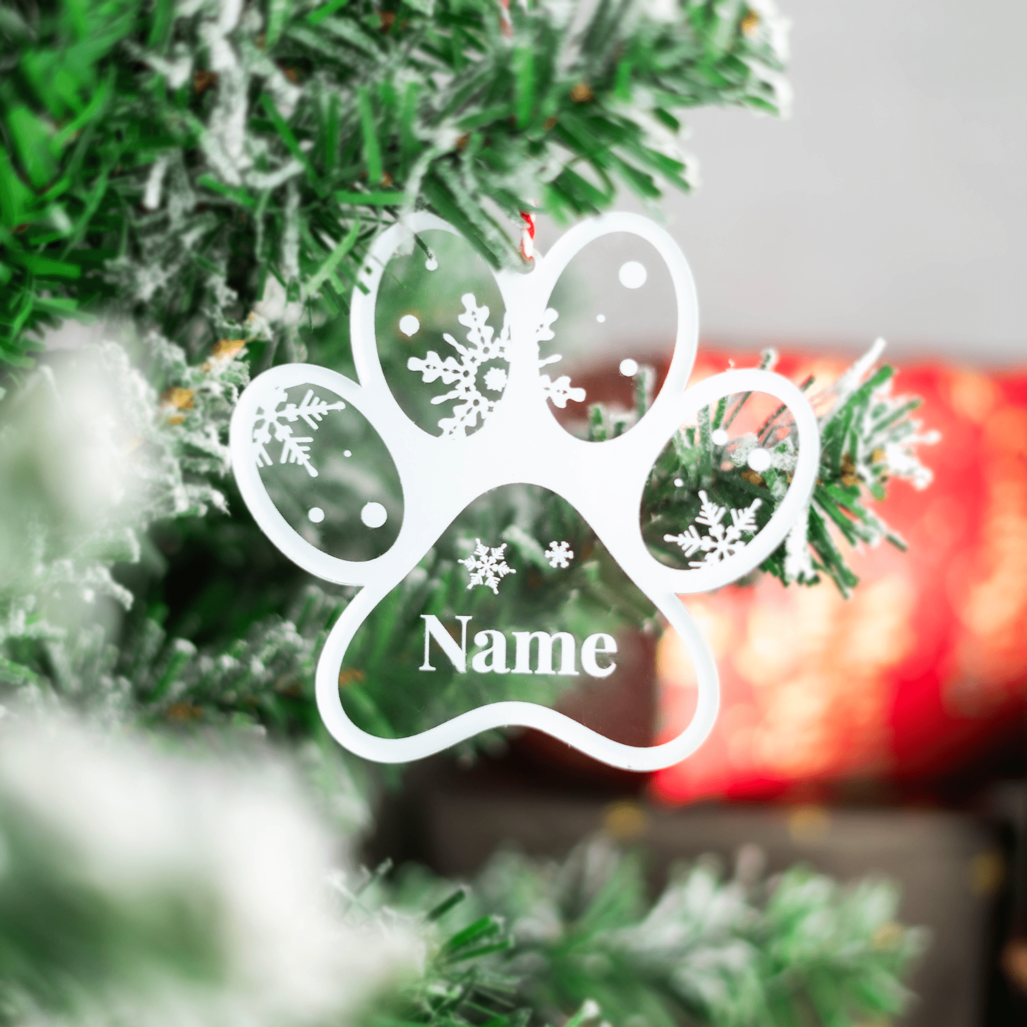 Personalised Printed Christmas Tree Ornament - So Bespoke Gifts