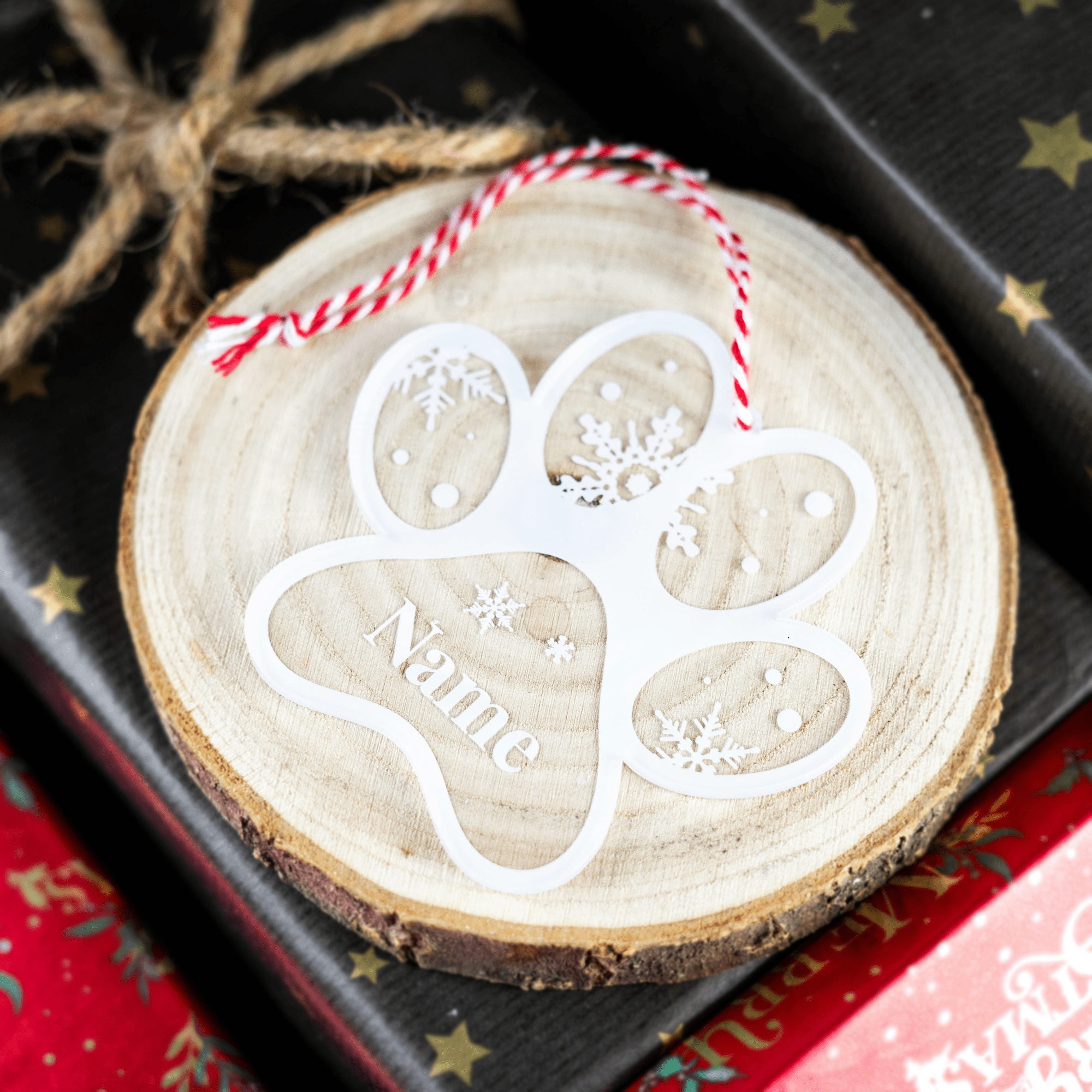 Personalised Printed Christmas Tree Ornament - So Bespoke Gifts