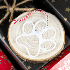 Personalised Printed Christmas Tree Ornament - So Bespoke Gifts
