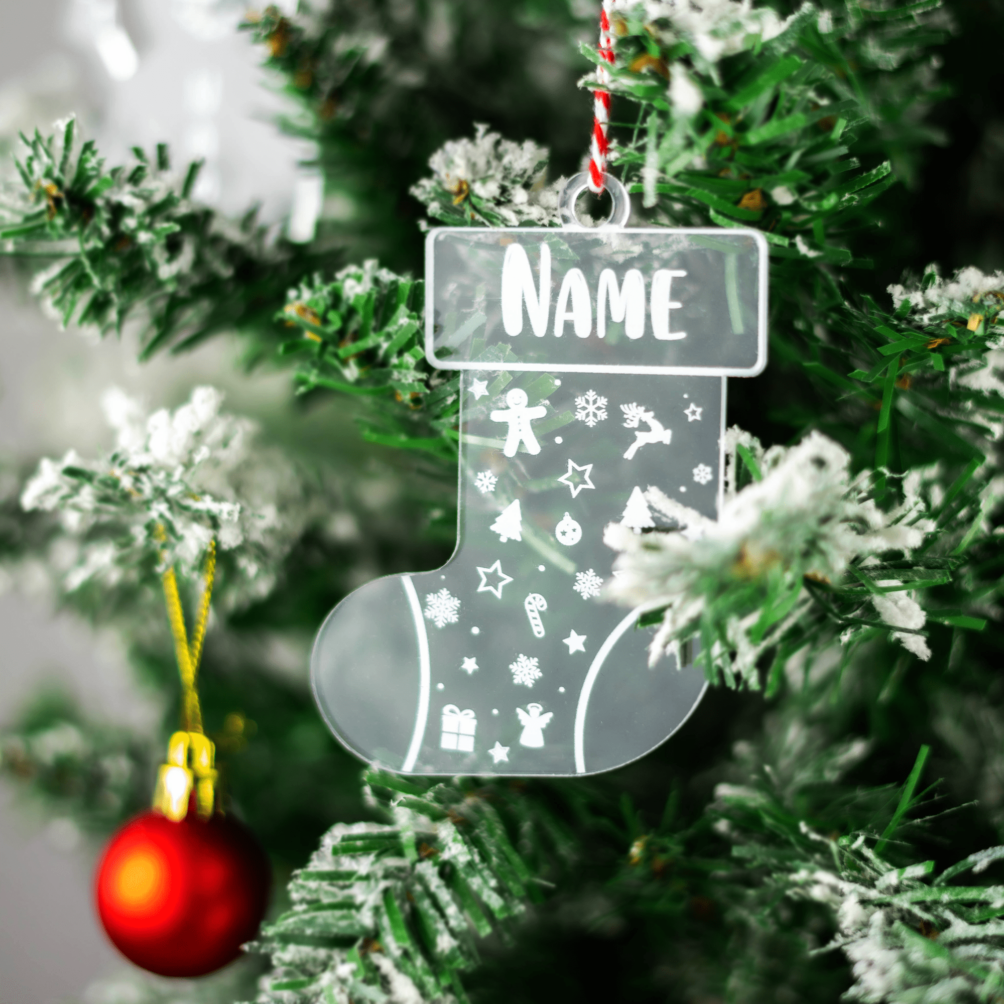 Personalised Printed Christmas Tree Ornament - So Bespoke Gifts