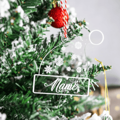 Personalised Printed Christmas Tree Ornament - So Bespoke Gifts