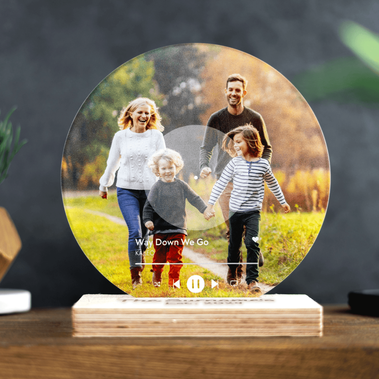 Personalised Printed Photo Vinyl Music Playing Disc - So Bespoke Gifts