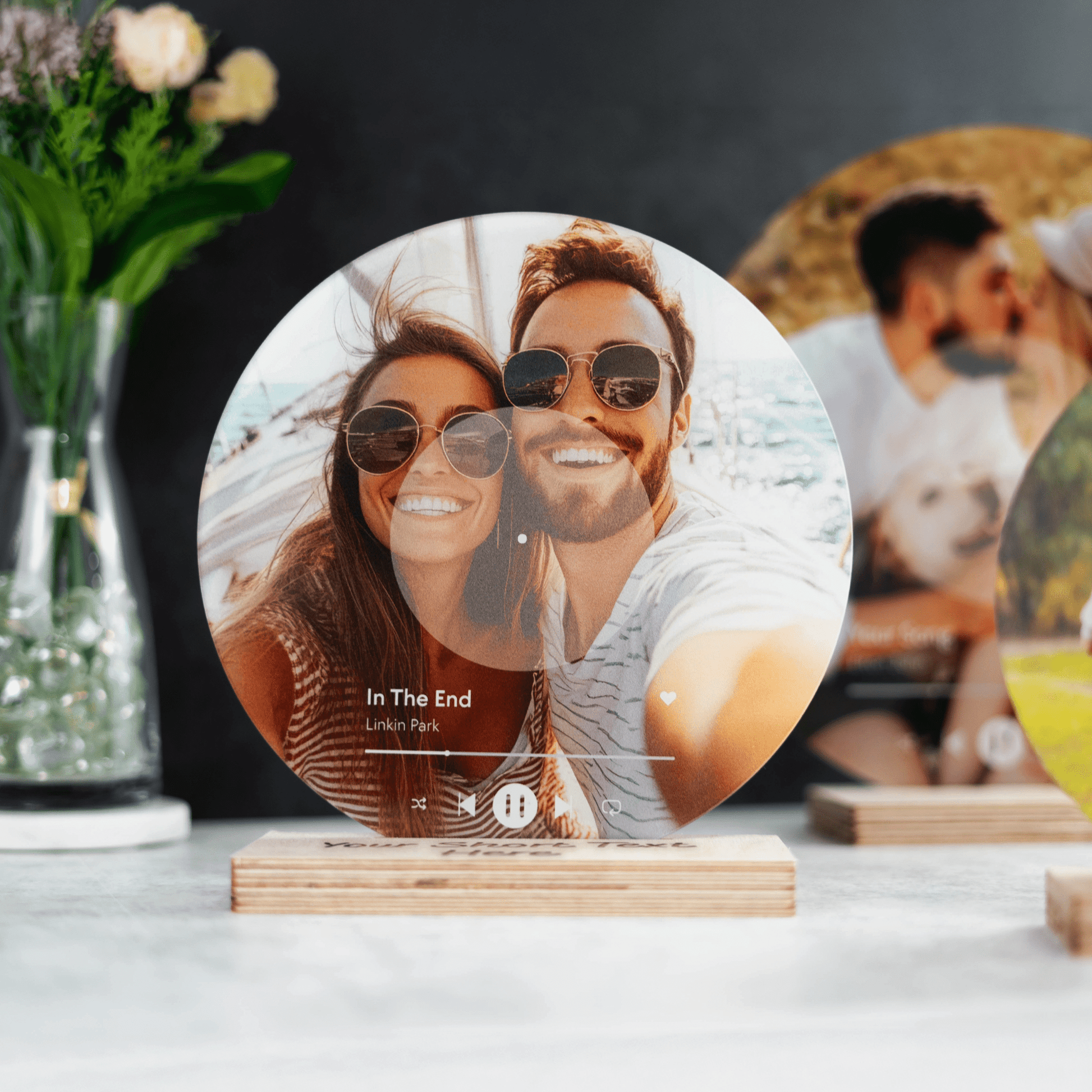 Personalised Printed Photo Vinyl Music Playing Disc - So Bespoke Gifts