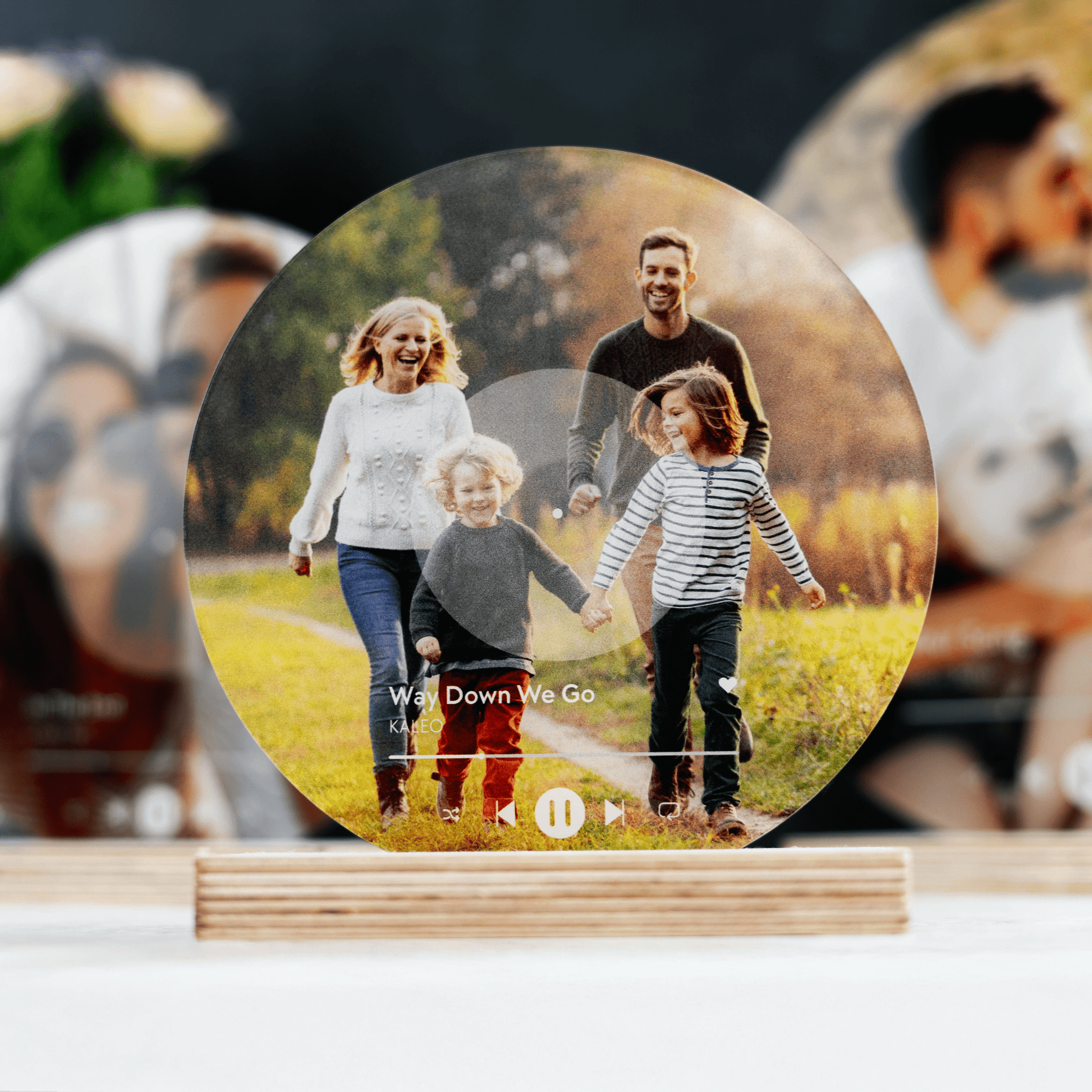 Personalised Printed Photo Vinyl Music Playing Disc - So Bespoke Gifts