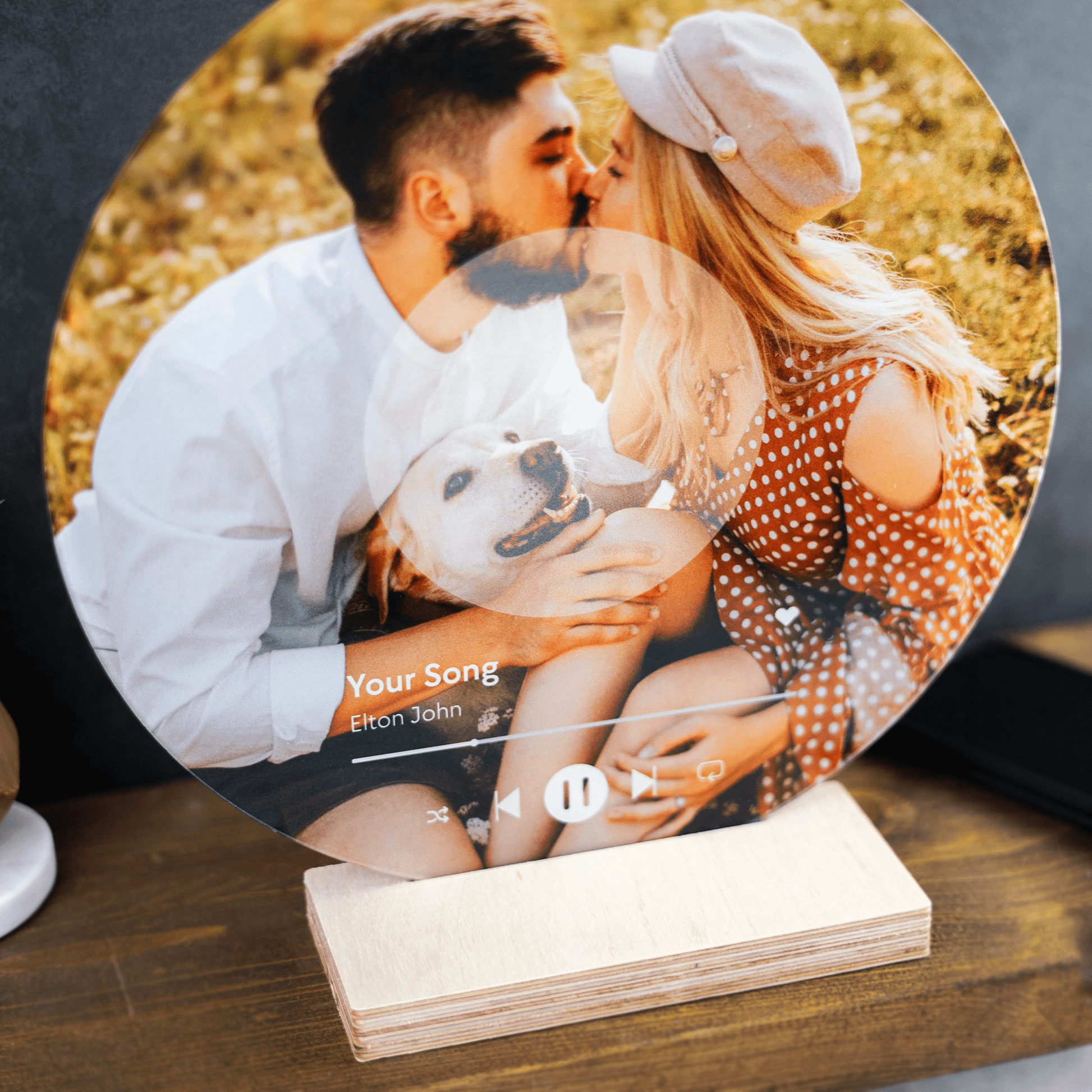 Personalised Printed Photo Vinyl Music Playing Disc - So Bespoke Gifts