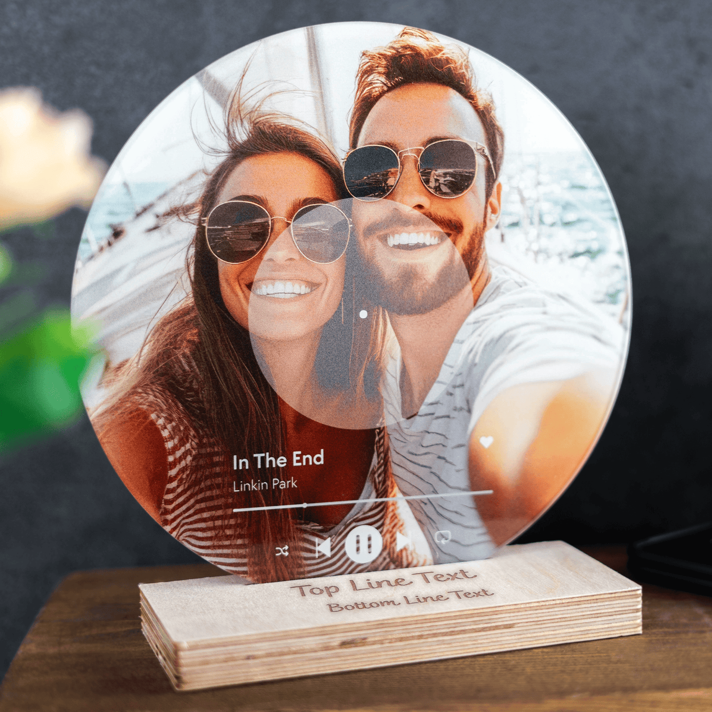 Personalised Printed Photo Vinyl Music Playing Disc - So Bespoke Gifts