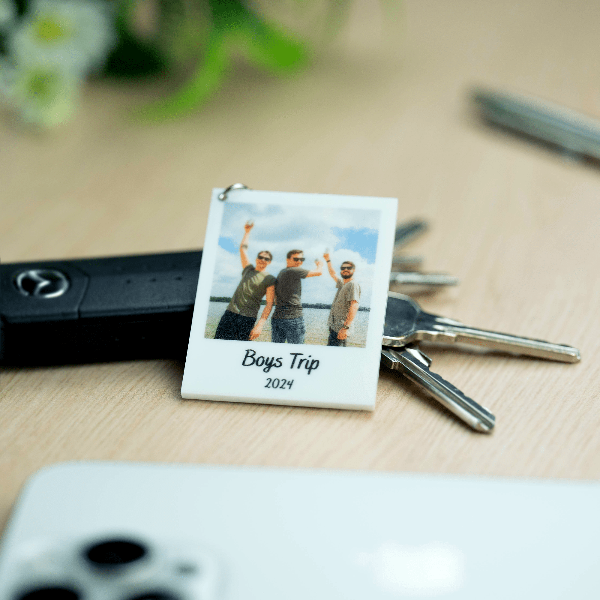 Personalised Printed Polaroid Keyring - So Bespoke