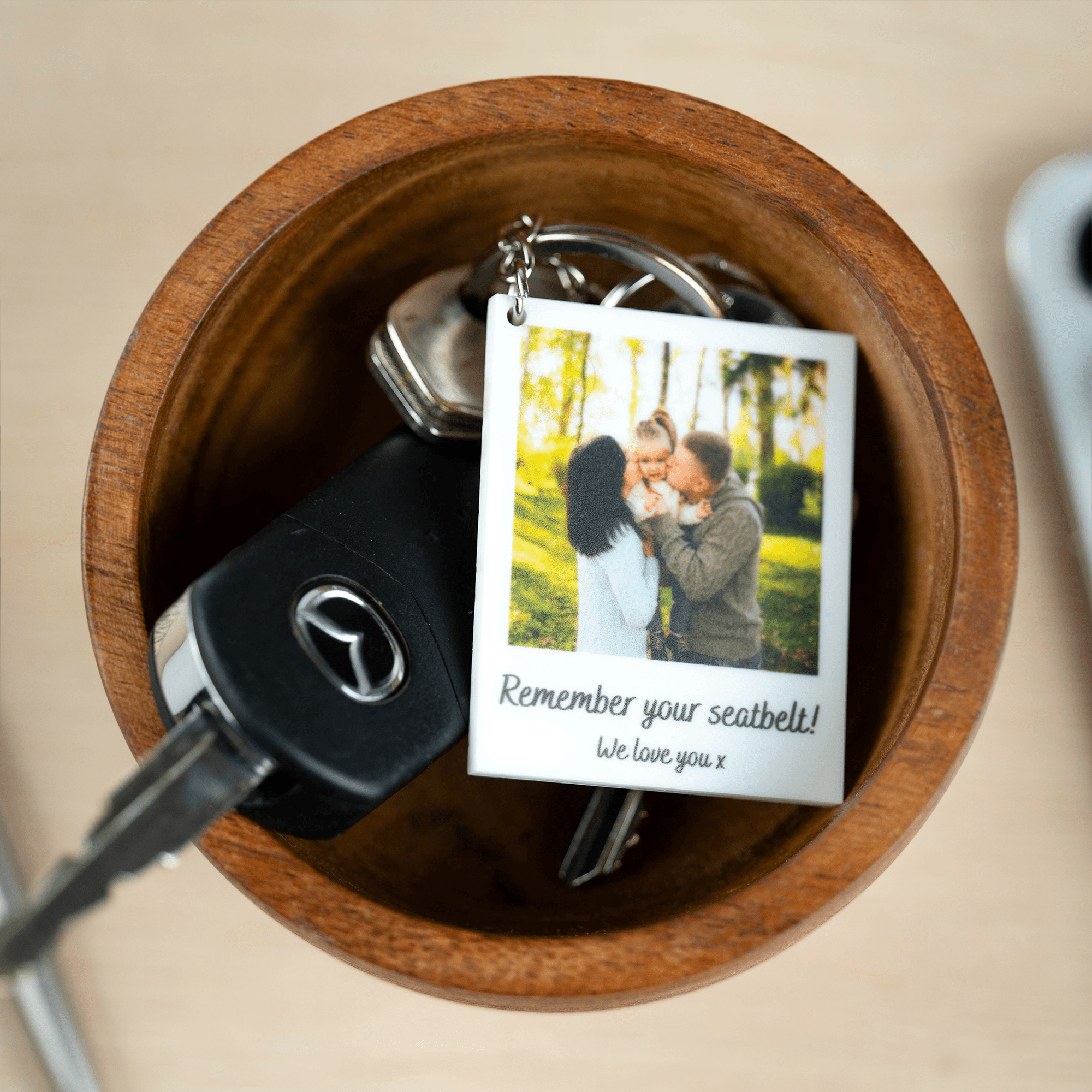 Personalised Printed Polaroid Keyring - So Bespoke
