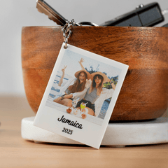 Personalised Printed Polaroid Keyring - So Bespoke