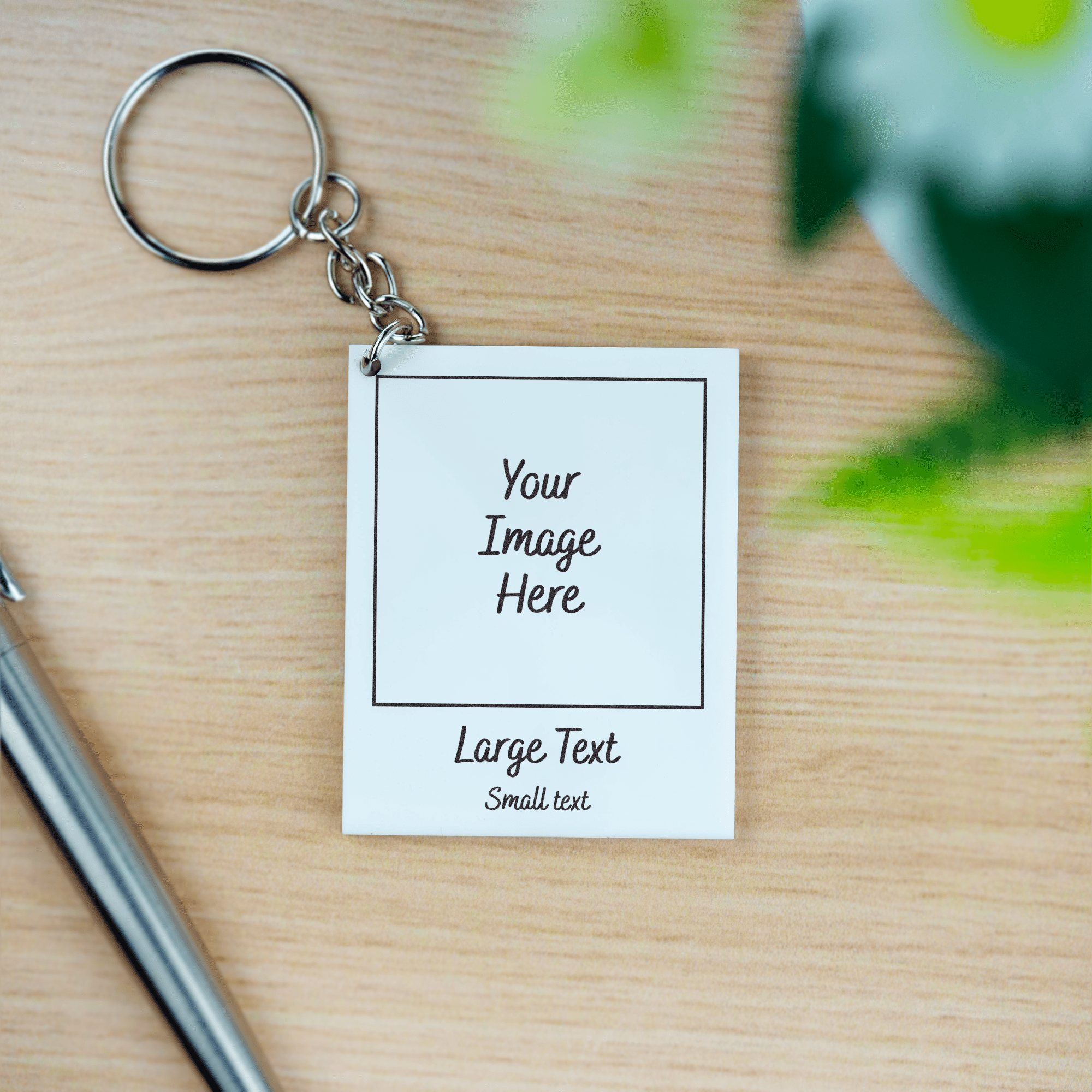 Personalised Printed Polaroid Keyring - So Bespoke