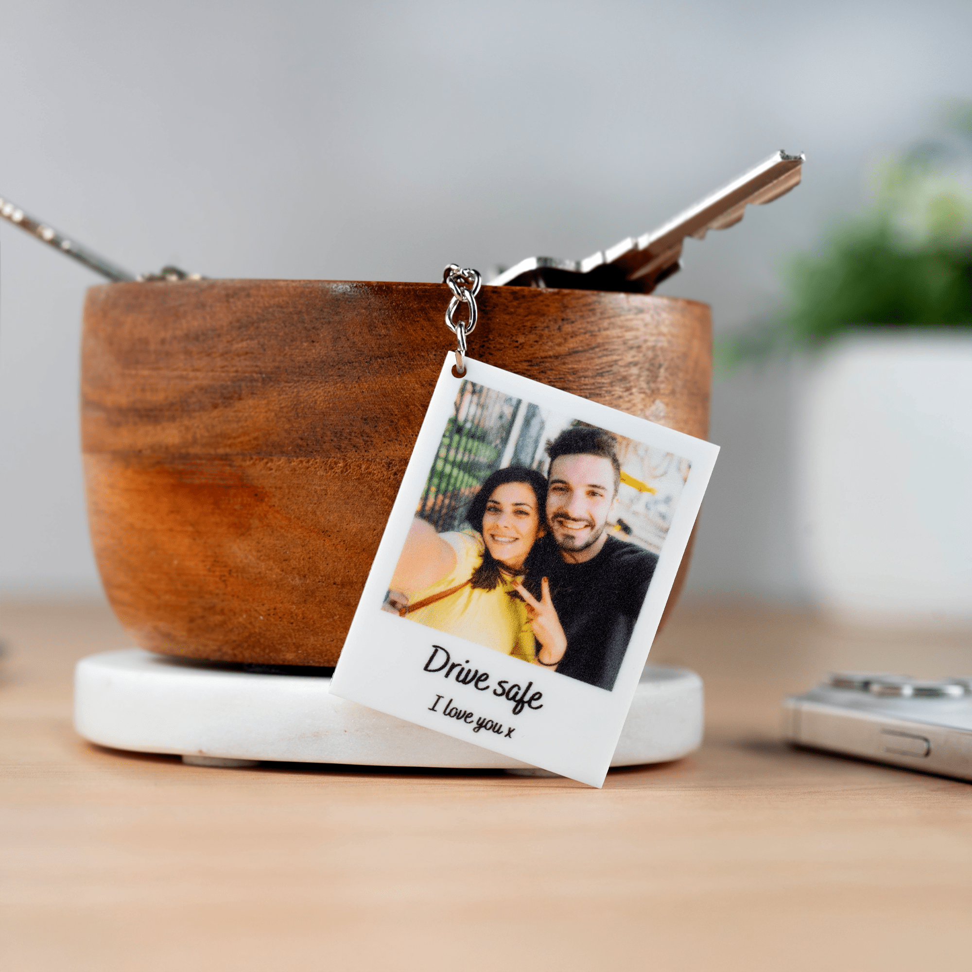 Personalised Printed Polaroid Keyring - So Bespoke