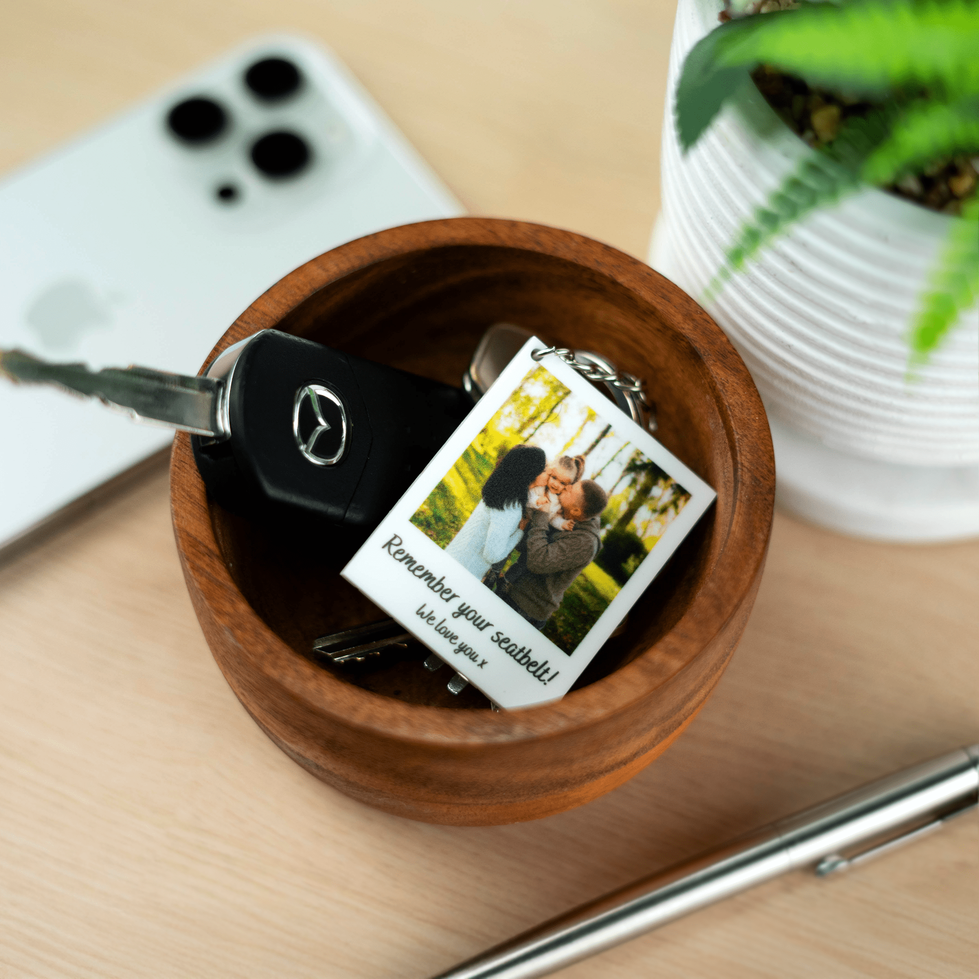 Personalised Printed Polaroid Keyring - So Bespoke