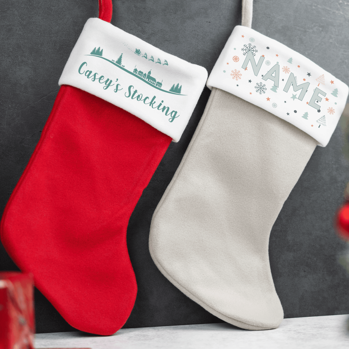 Personalised Printed Stocking - So Bespoke Gifts