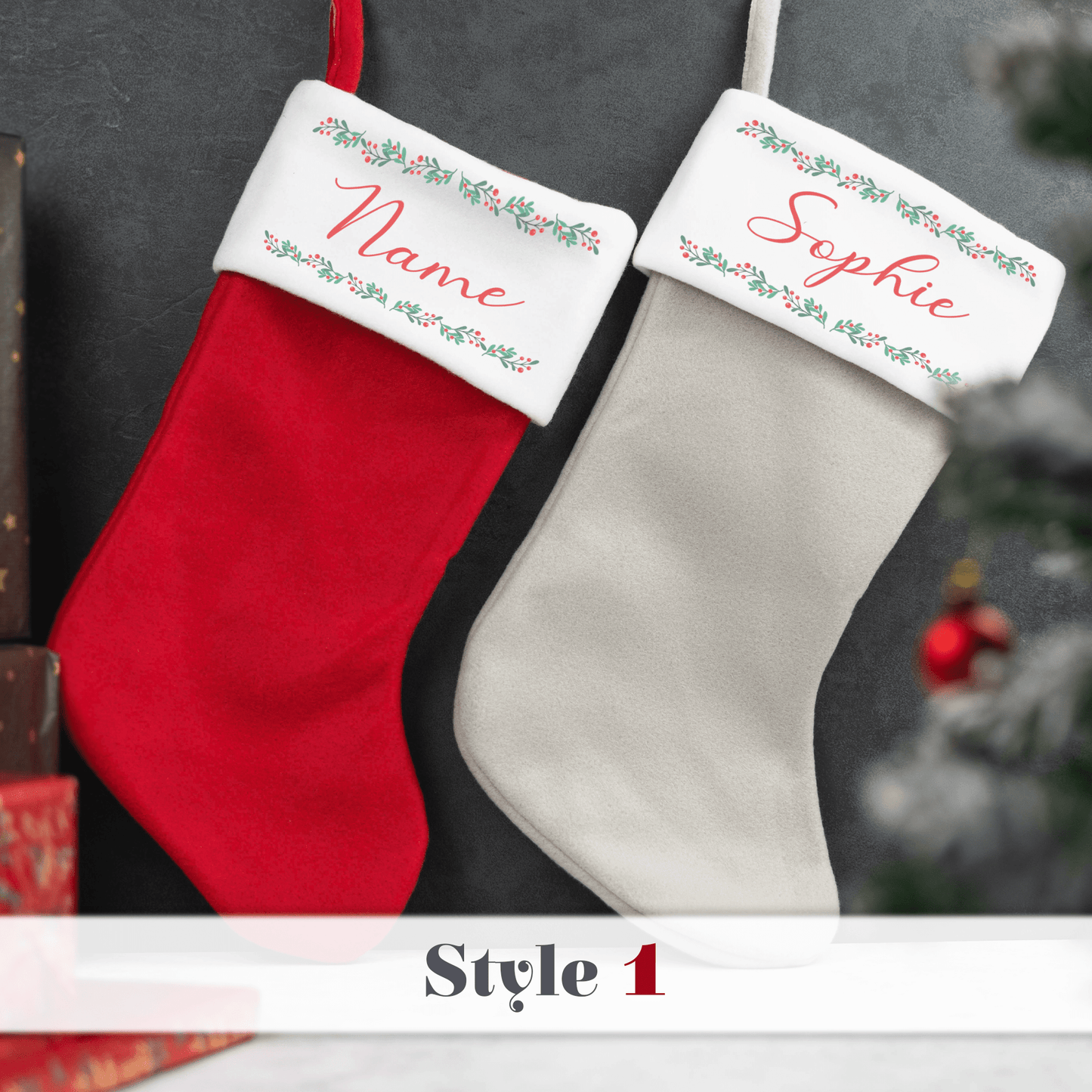 Personalised Printed Stocking - So Bespoke Gifts