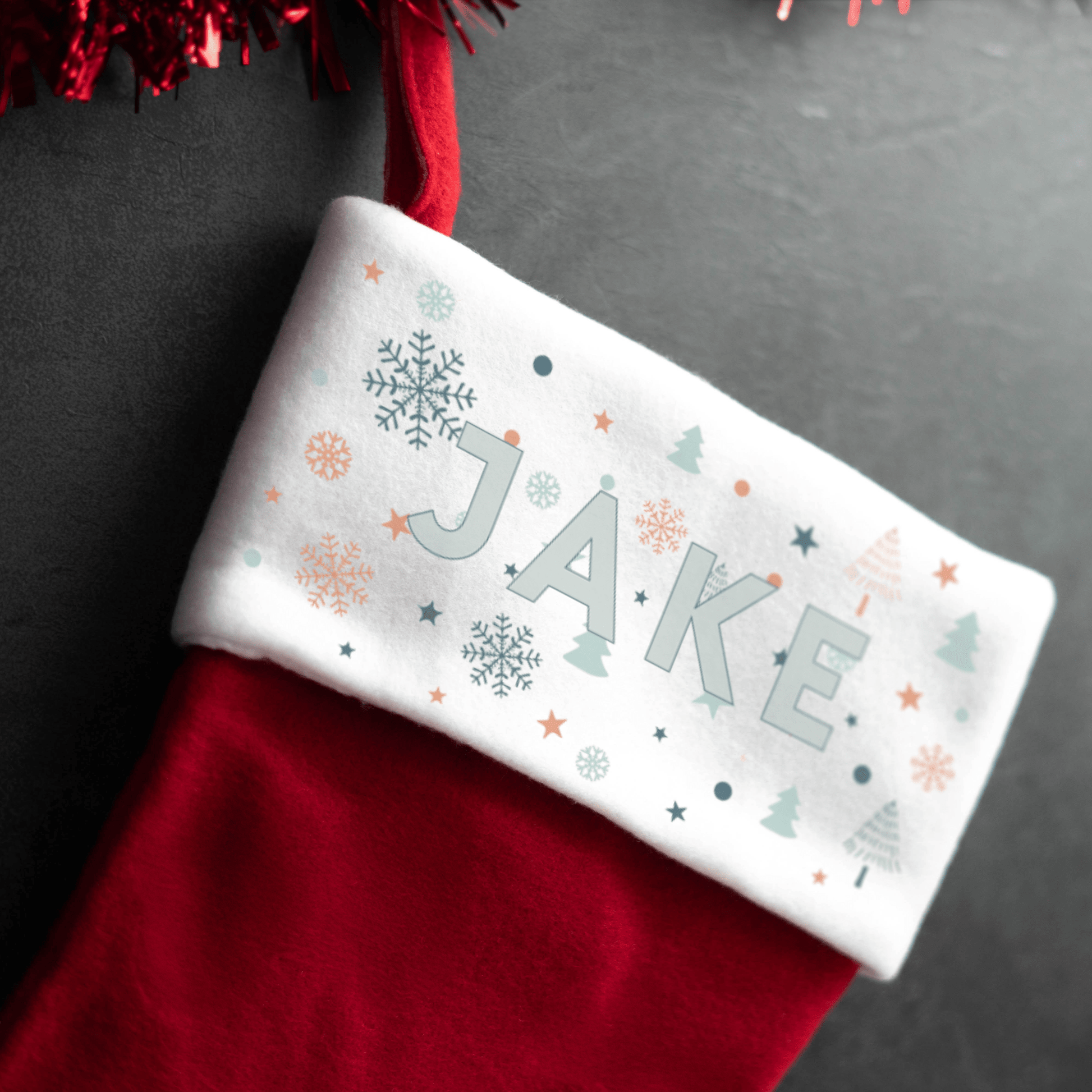 Personalised Printed Stocking - So Bespoke Gifts