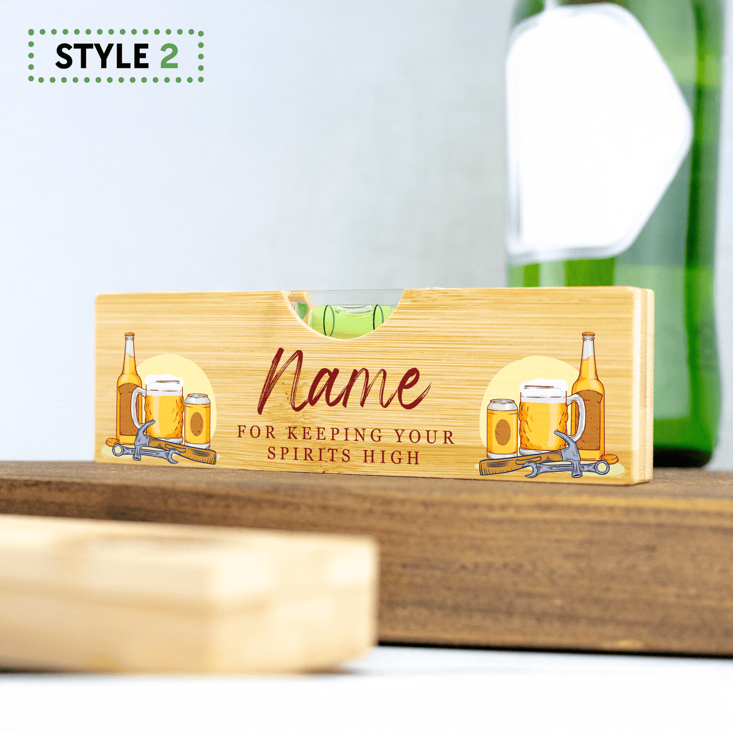 Personalised Spirit Level Bottle Opener - So Bespoke Gifts