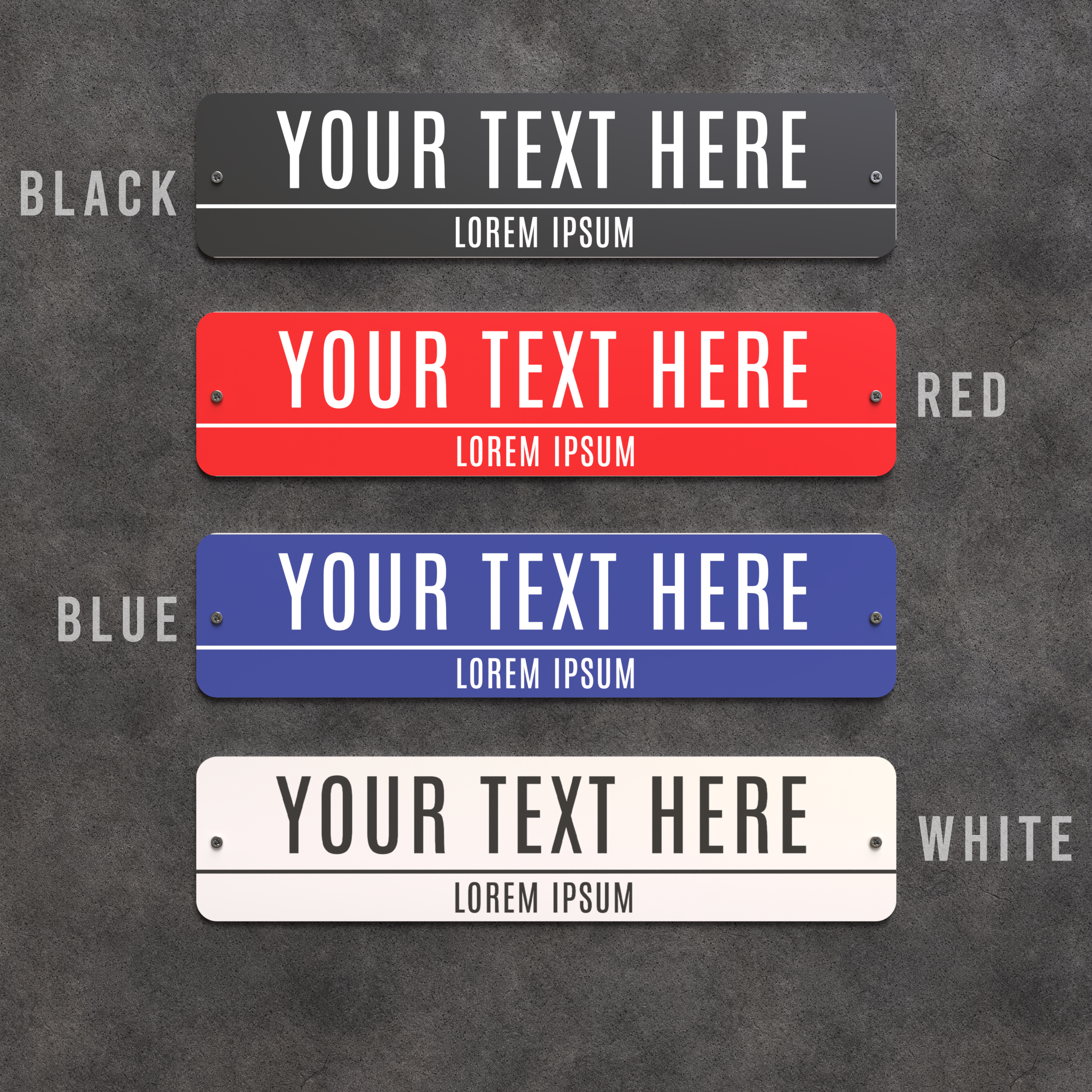 Personalised Printed Assorted Street Signs