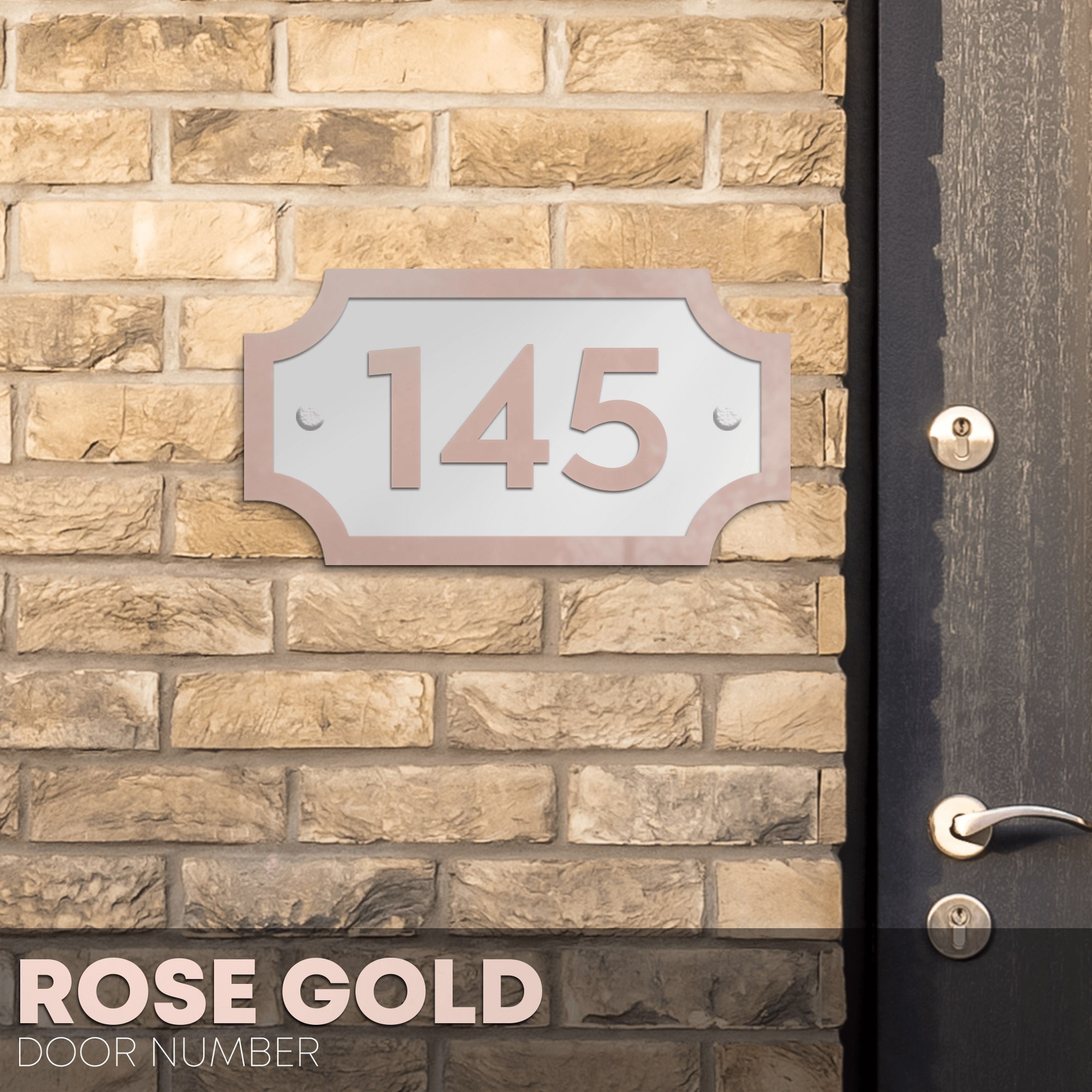 Personalised 3D Acrylic Door Number - So Bespoke Gifts