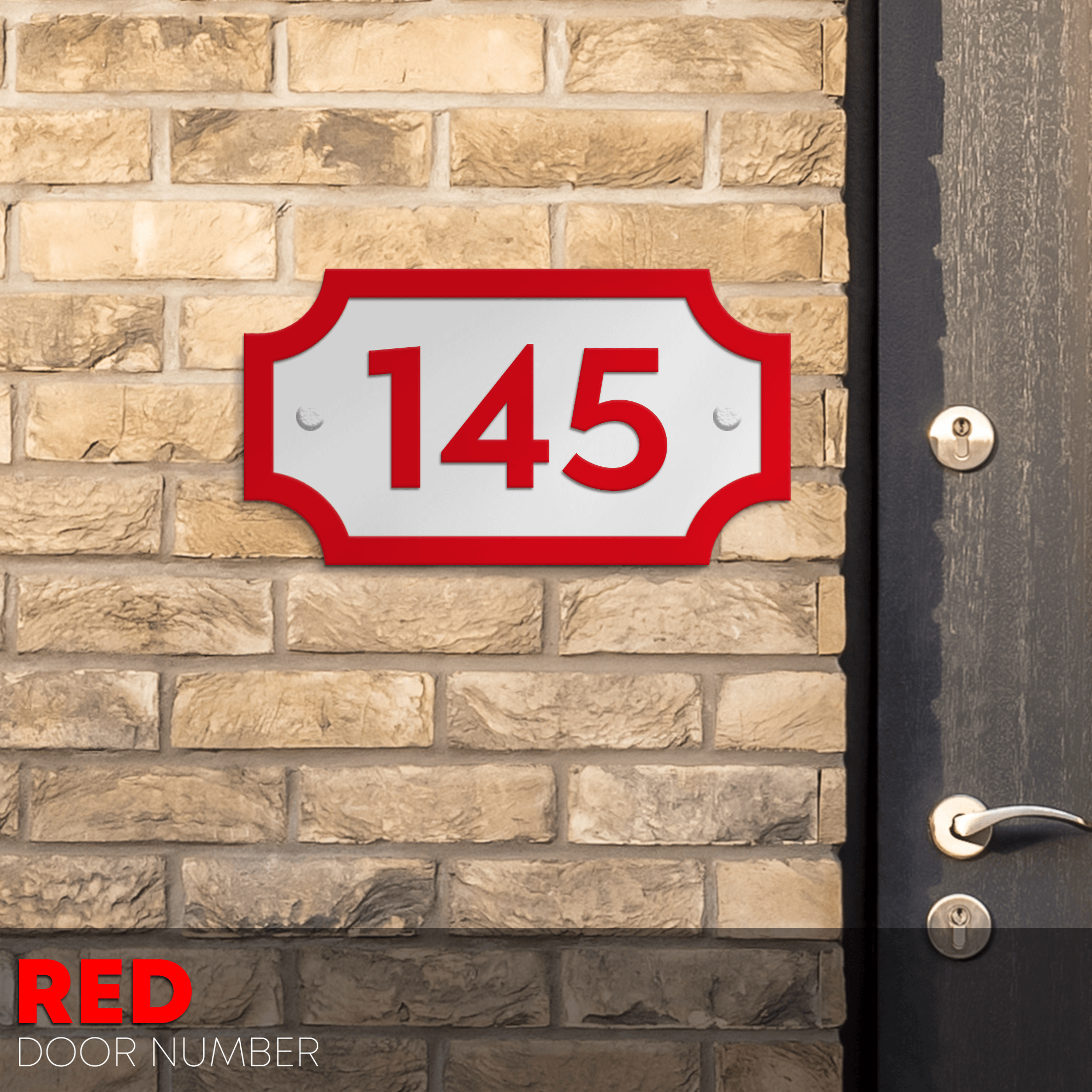 Personalised 3D Acrylic Door Number - So Bespoke Gifts