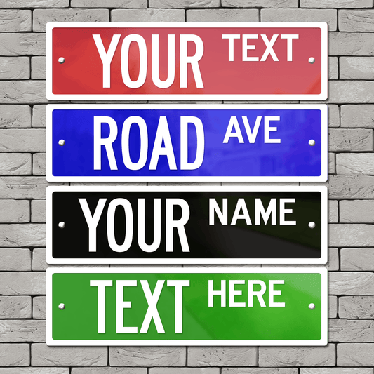 Personalised 3D American Road Sign - So Bespoke Gifts