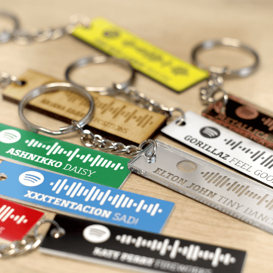 Personalised Code Keyring - So Bespoke Gifts