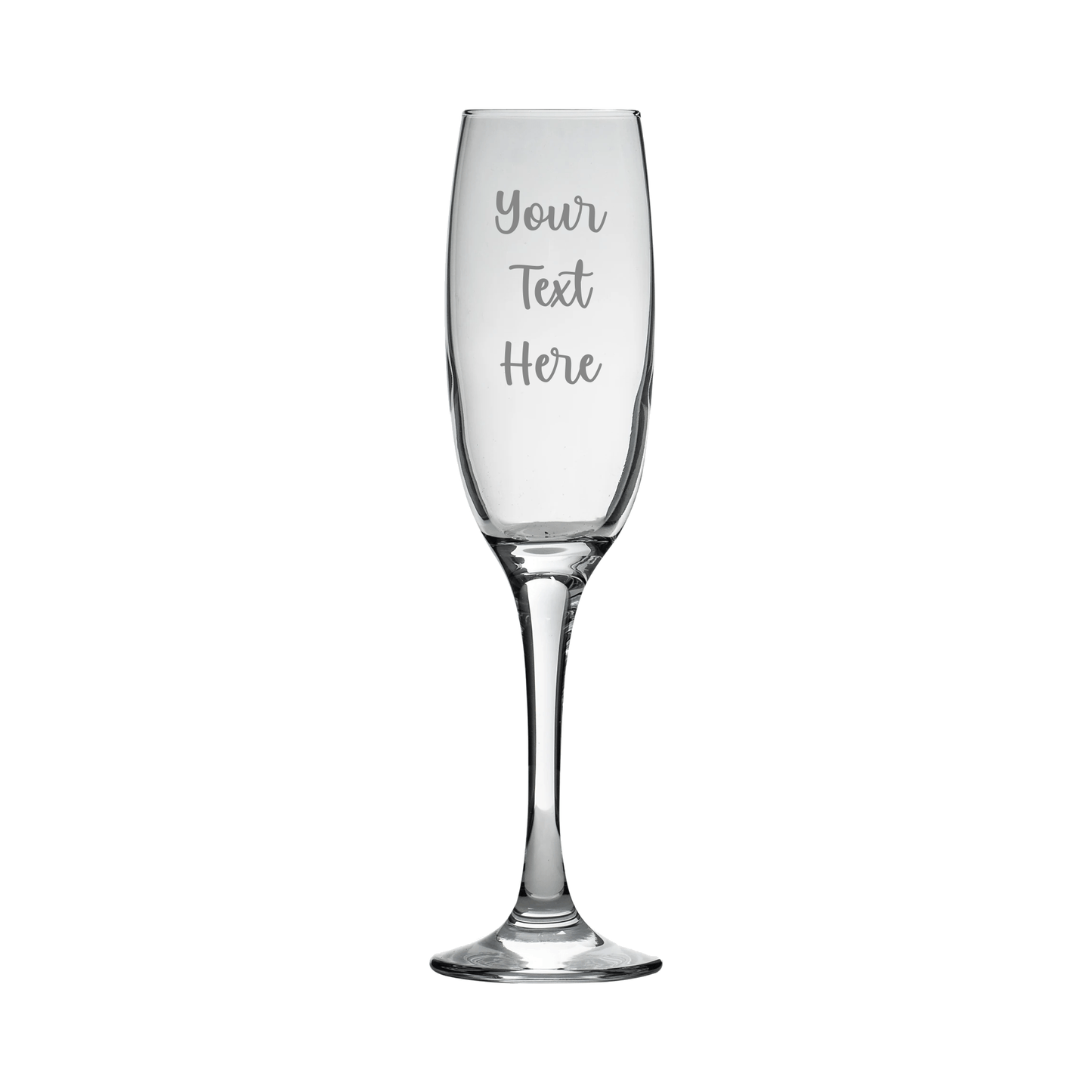 Personalised Engraved Champagne Flute Glass - So Bespoke Gifts