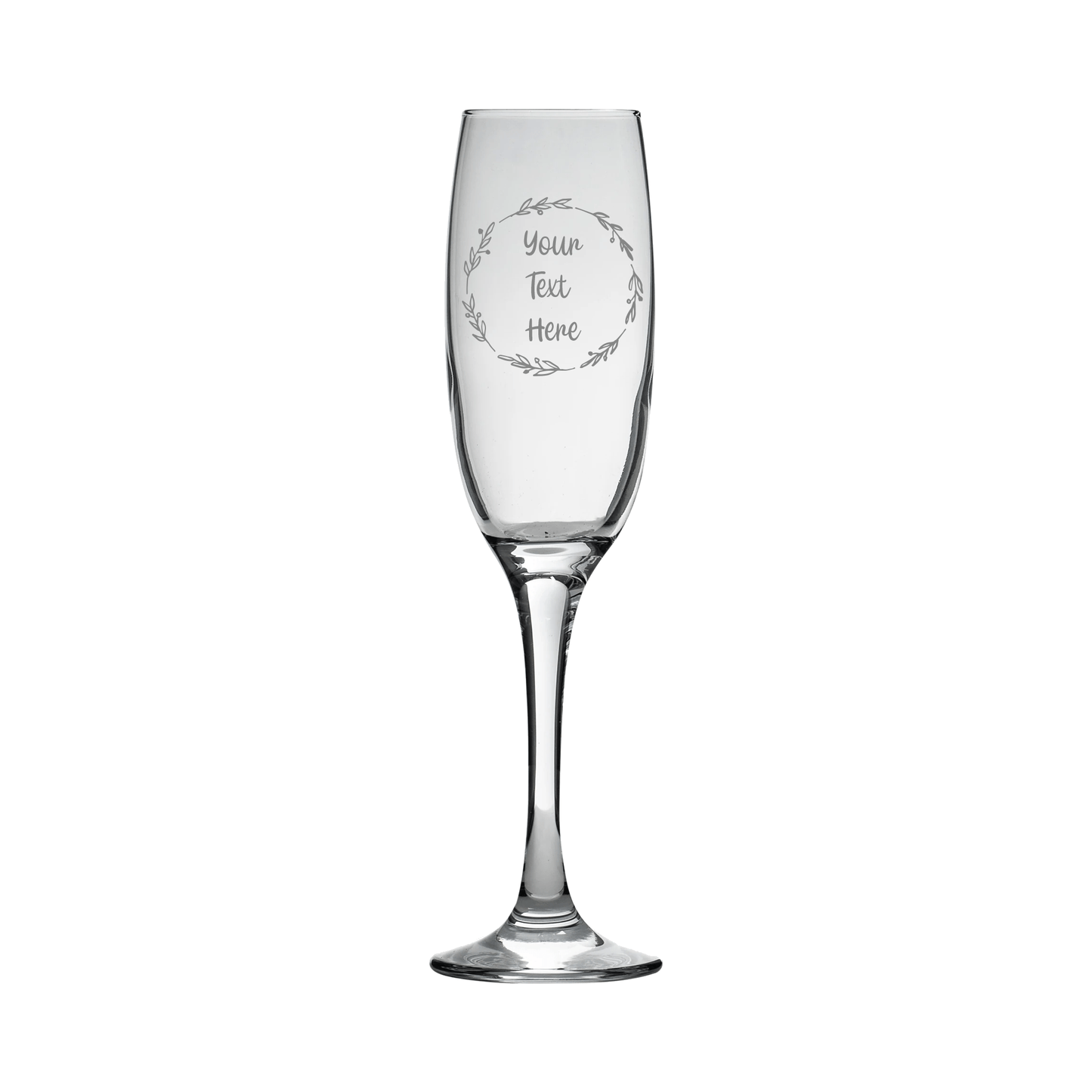 Personalised Engraved Champagne Flute Glass - So Bespoke Gifts